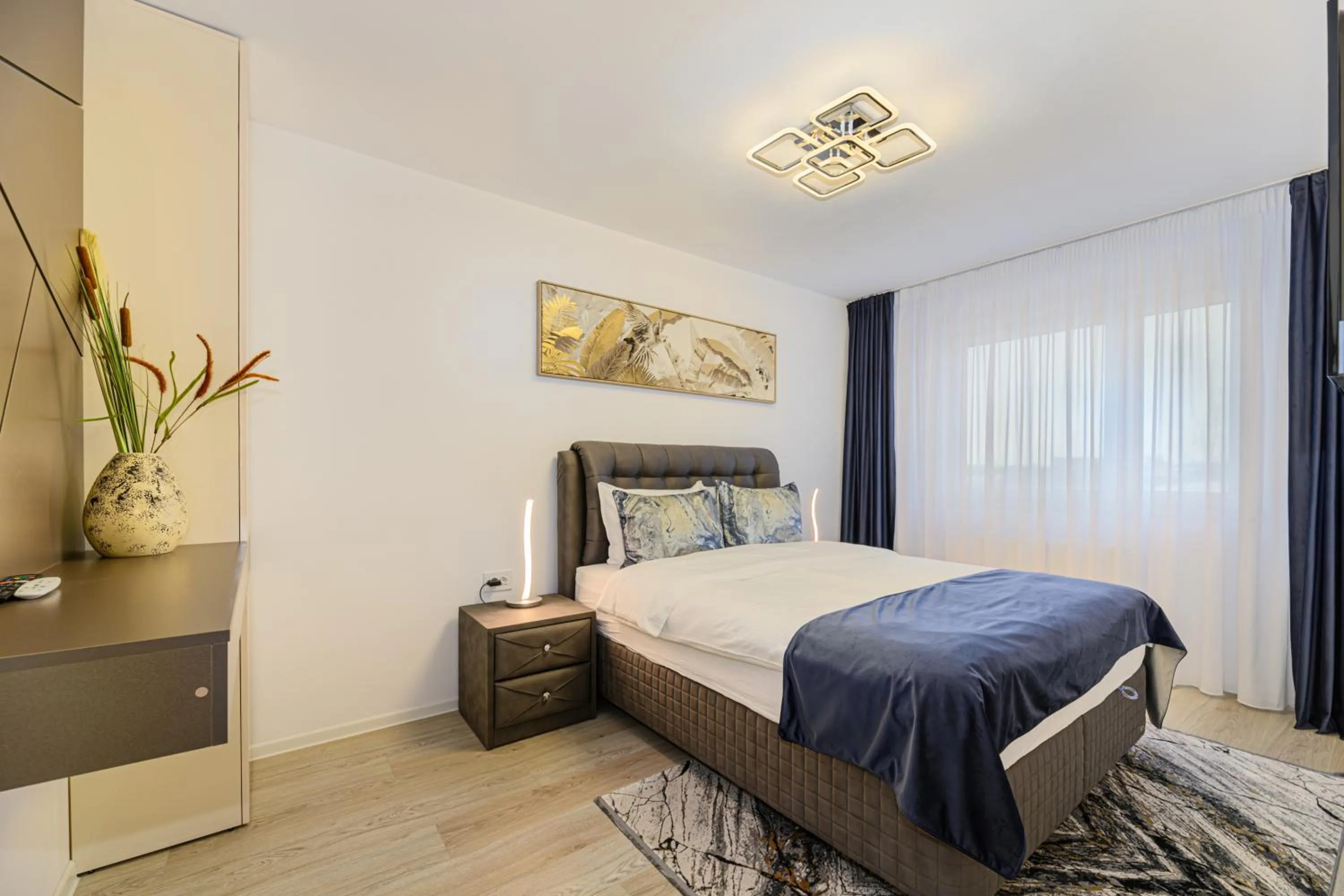 Bed in MK Apartments Brasov