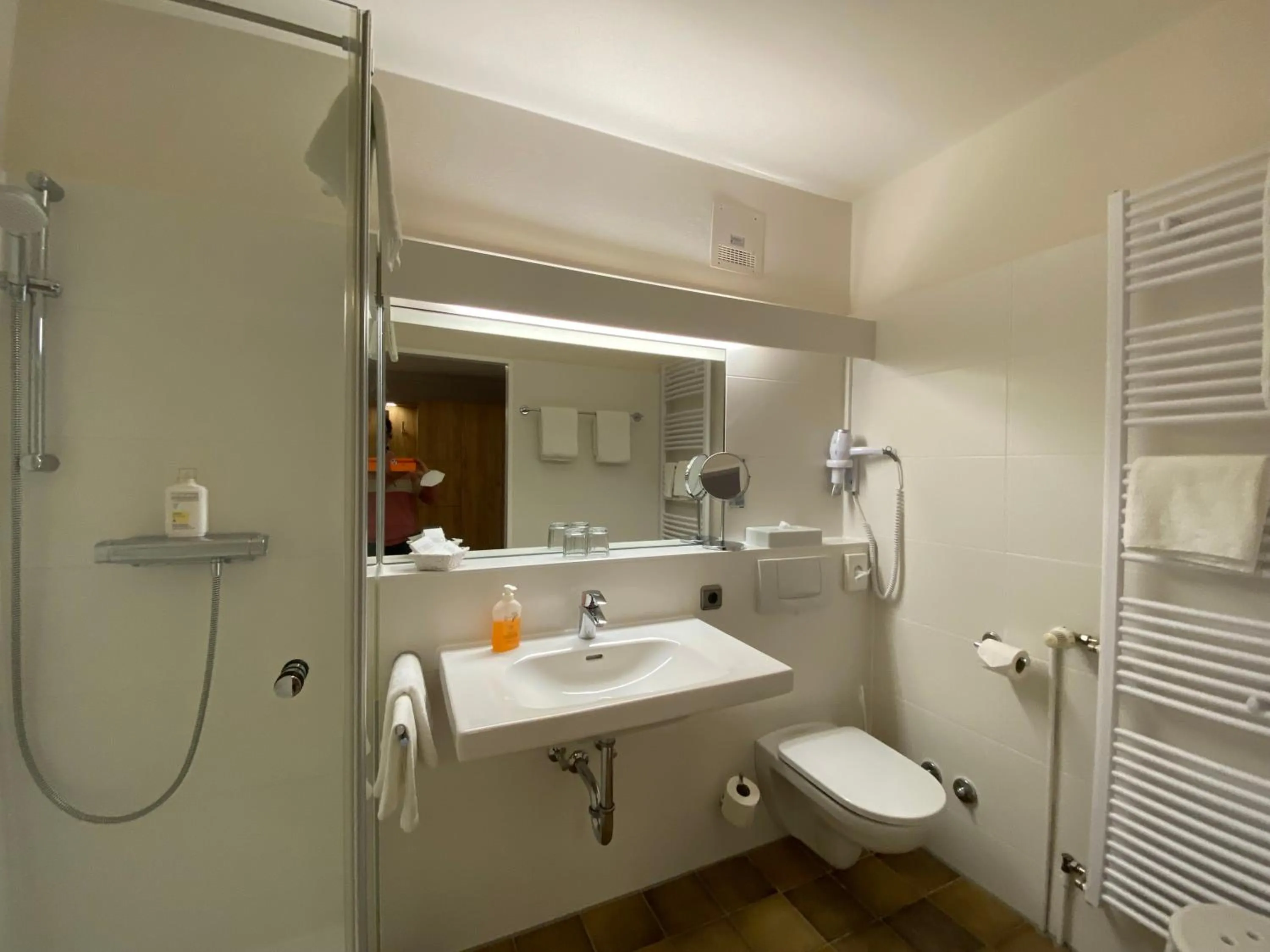 Shower in Hotel Sonnenhügel