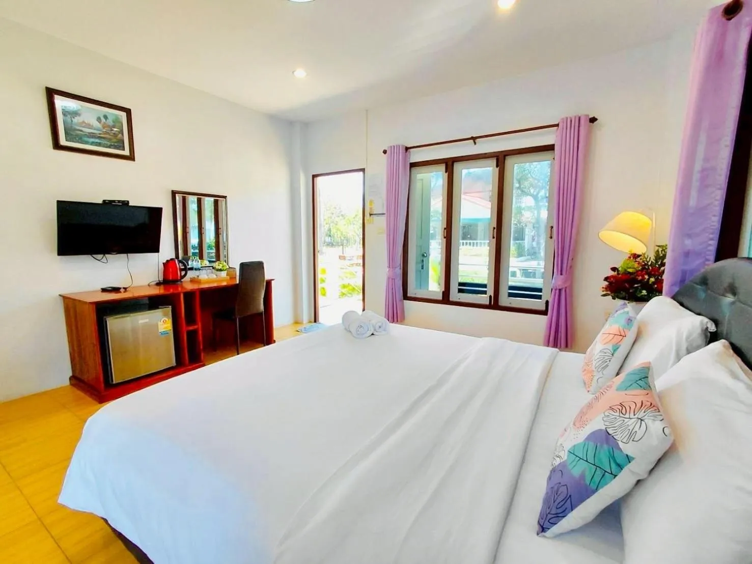 Bed in Baan Golden Resort & Residences