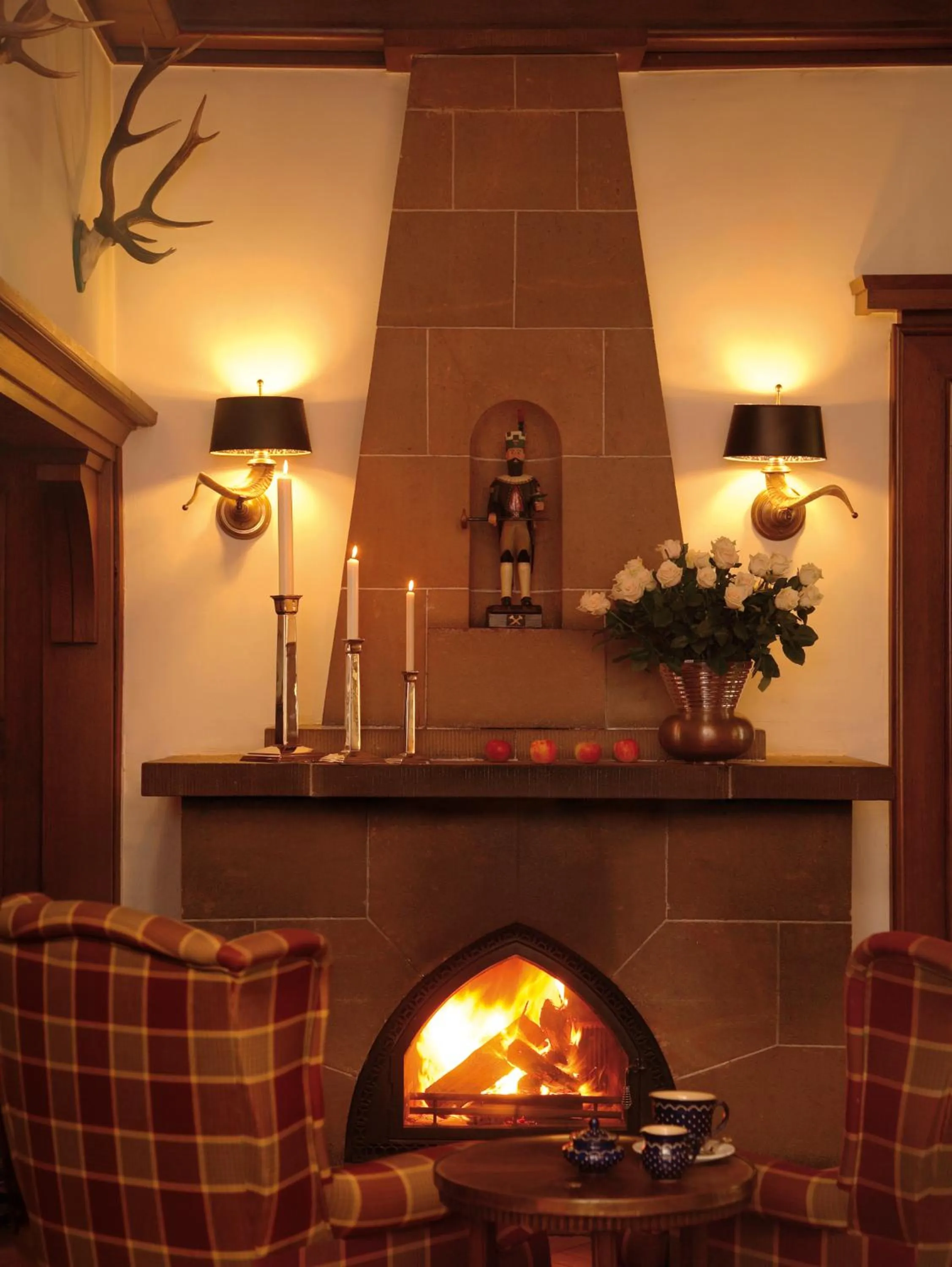 Lobby or reception in Das Jagdhaus Waldidyll Erzgebirge