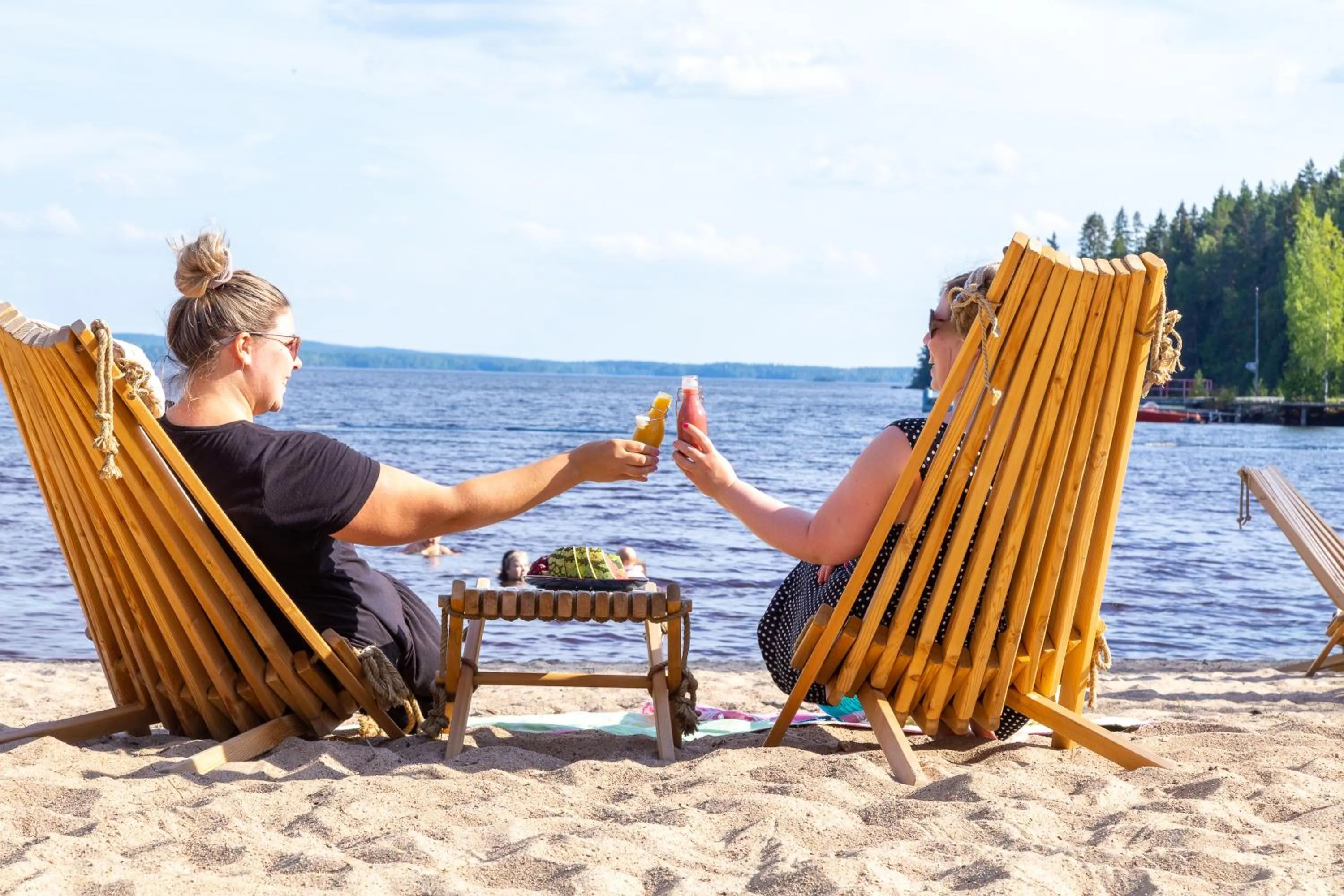 Beach in Keurusselkä Resort