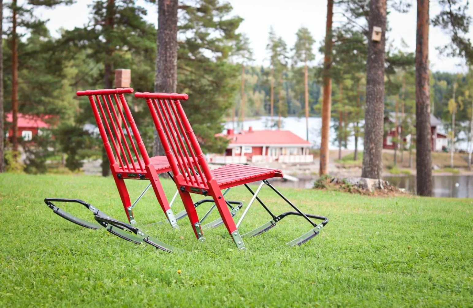 Garden view in Keurusselkä Resort