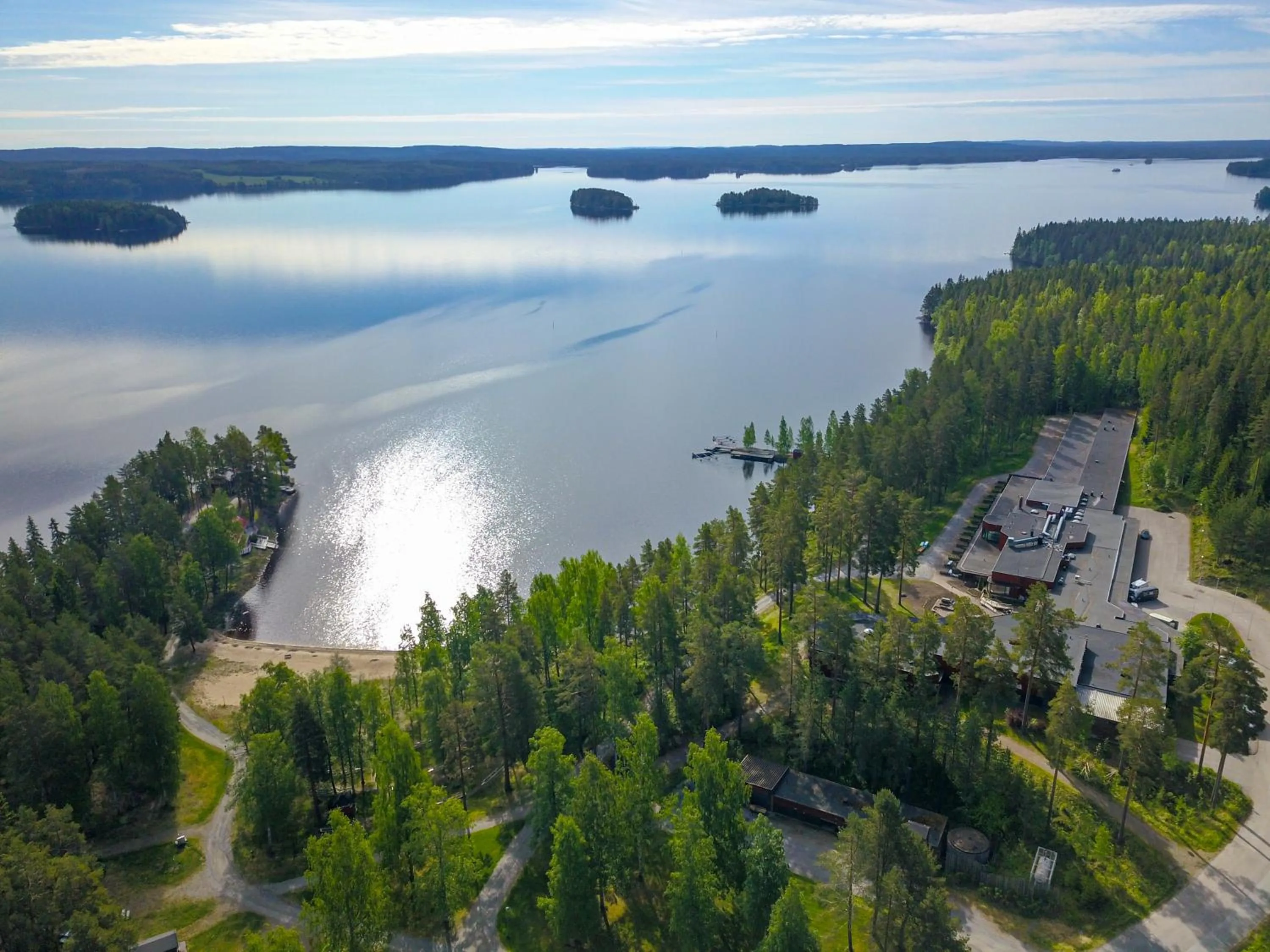Bird's eye view in Keurusselkä Resort