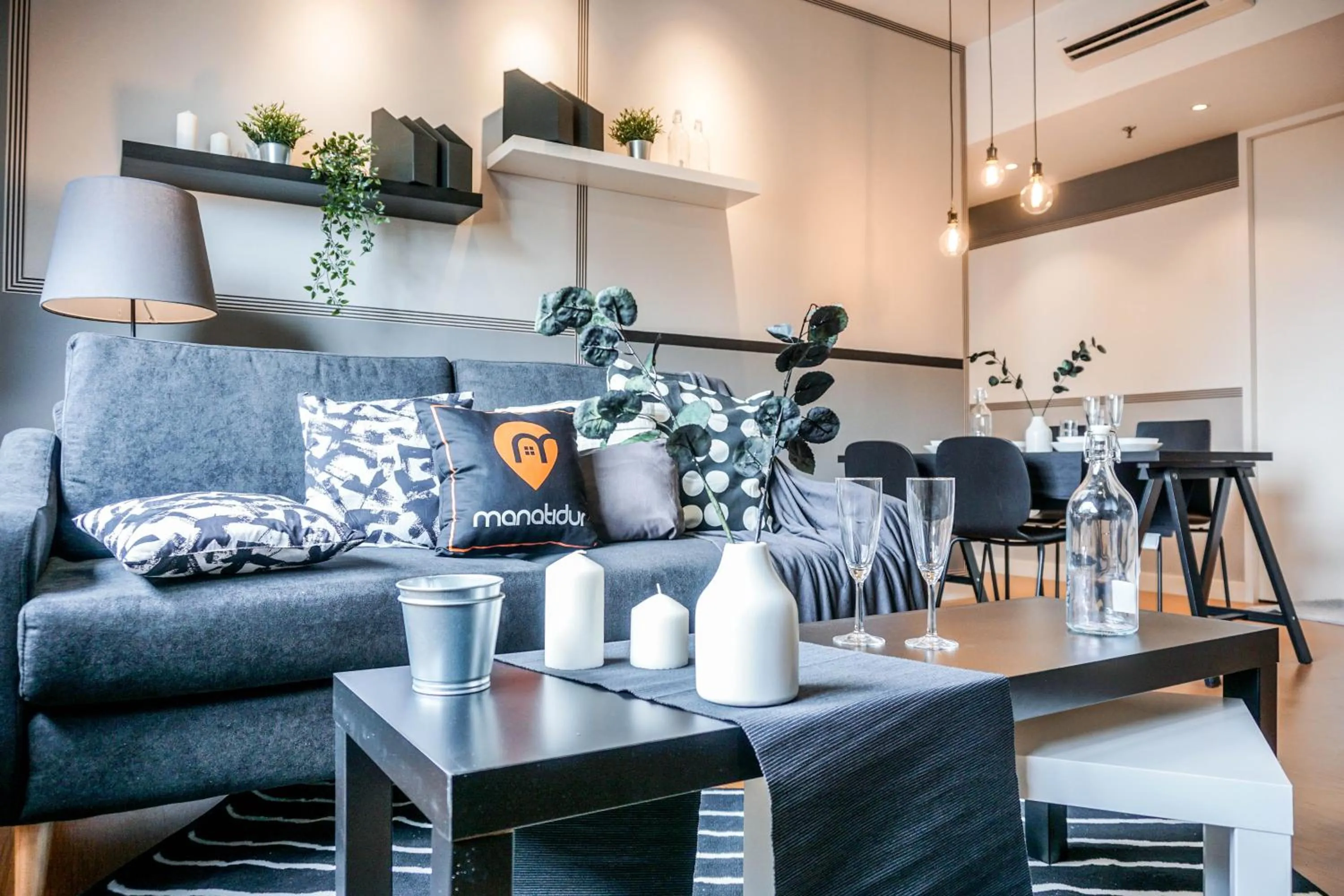 Living room in Manatidur@THE HUB SS2