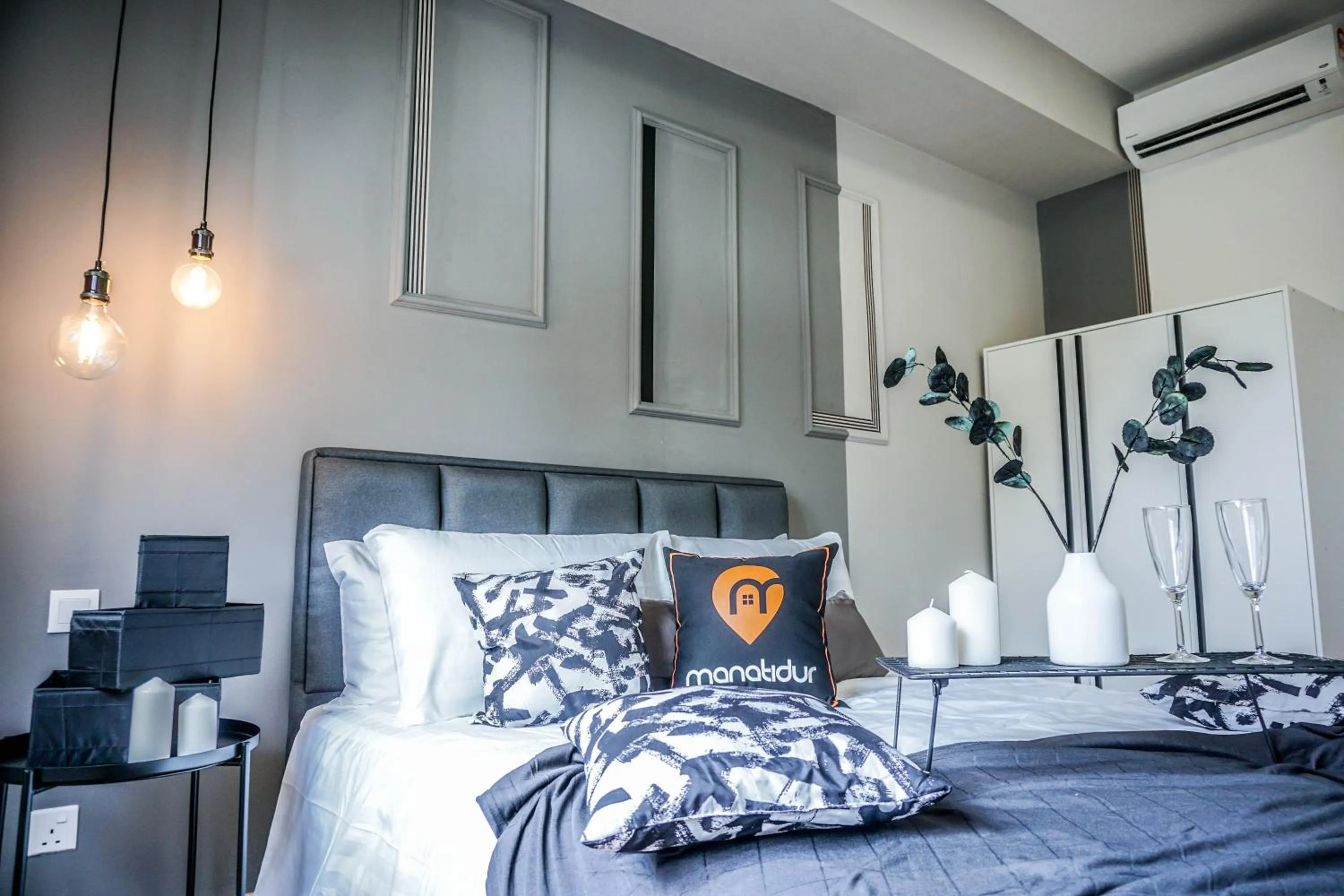 Bedroom, Bed in Manatidur@THE HUB SS2