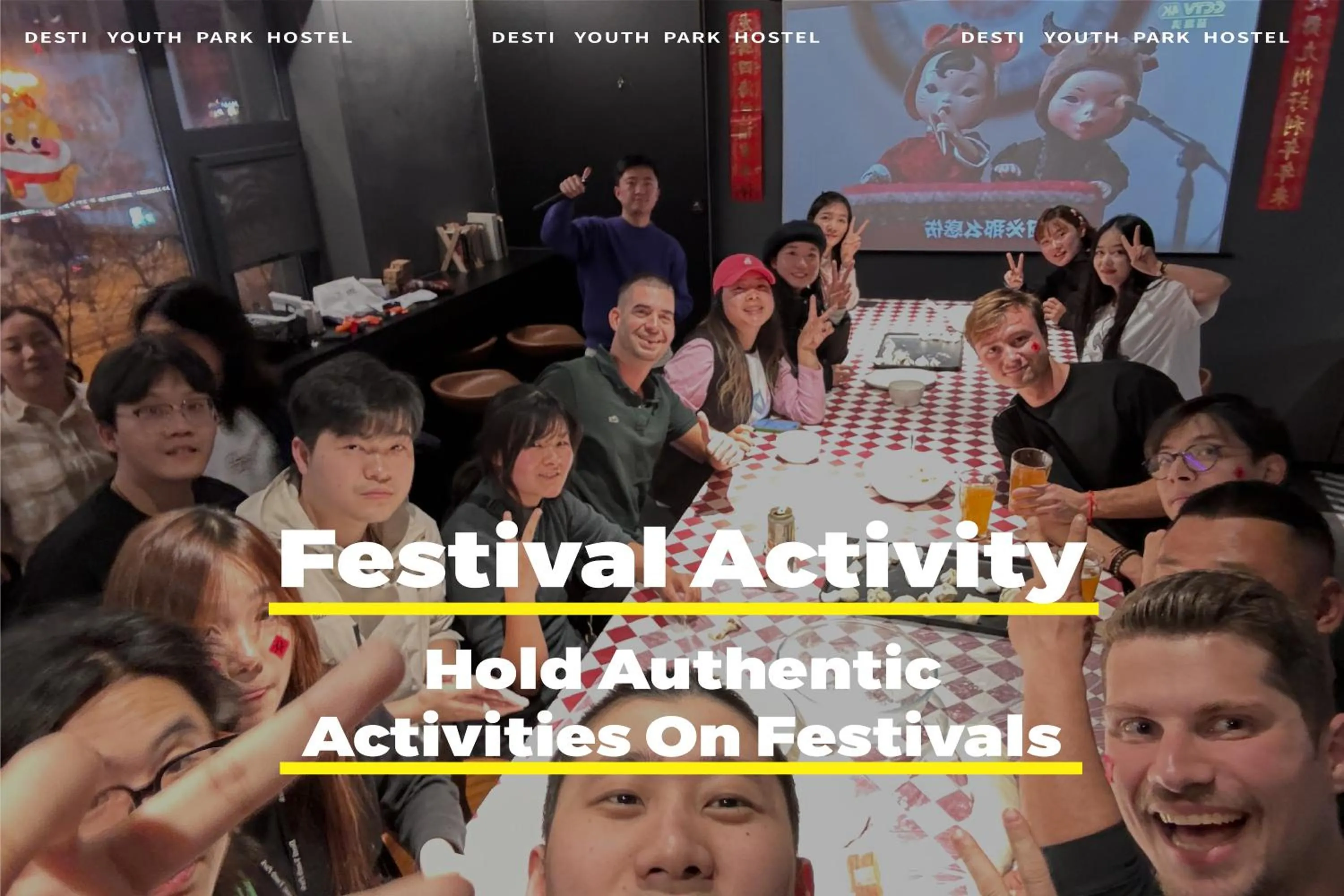 People in Xi'an Desti Youth Park Hostel Bell & Drum Tower