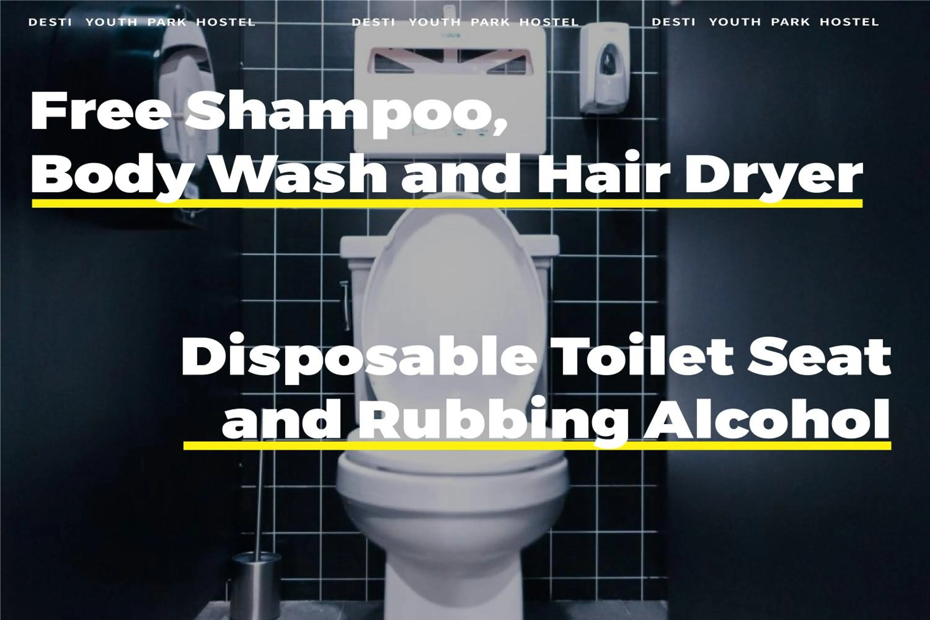 Toilet in Xi'an Desti Youth Park Hostel Bell & Drum Tower