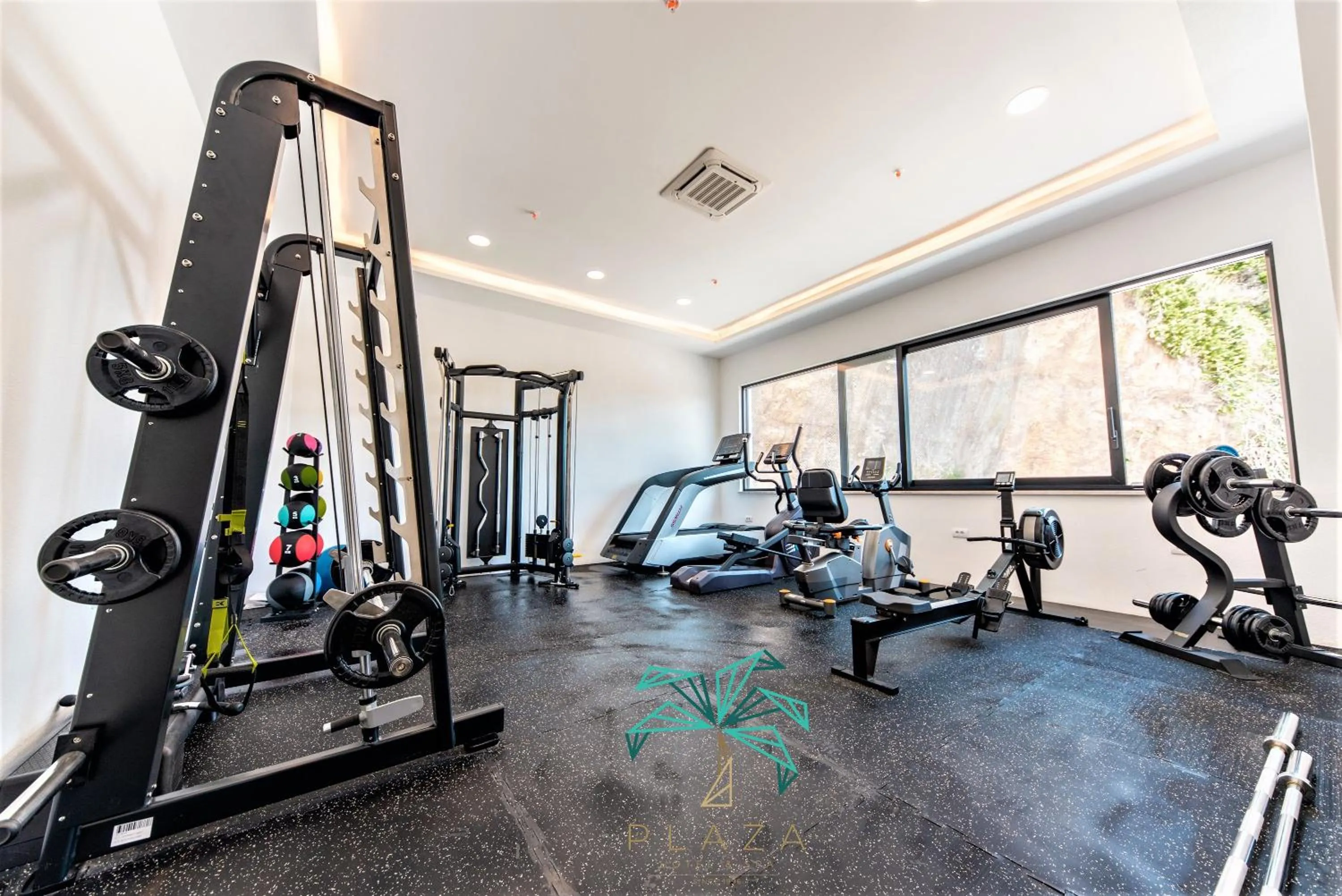 Fitness centre/facilities in Plaza Hotel&SPA