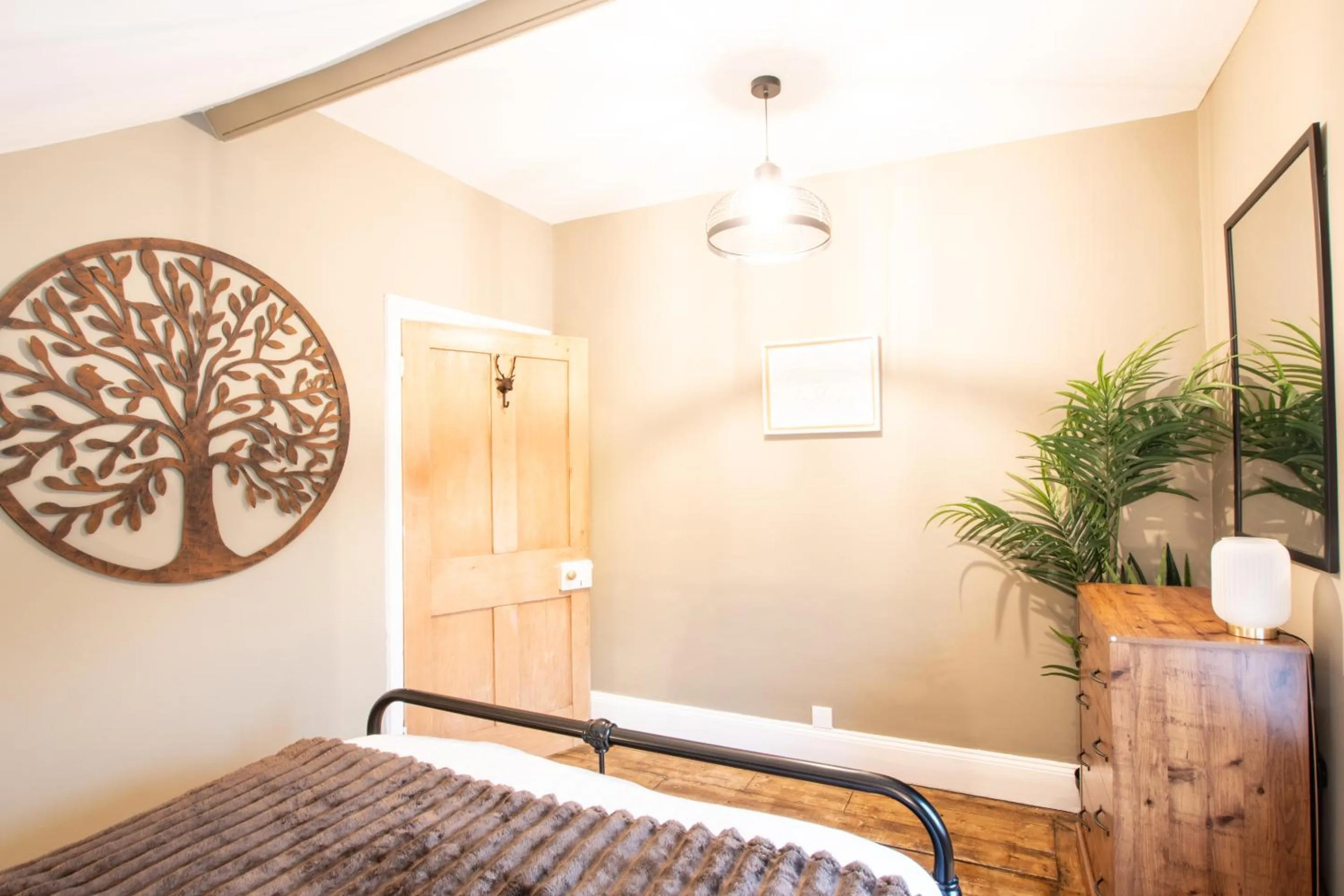 Bedroom, Bed in Northern Hideaways St Cuthberts, Seahouses