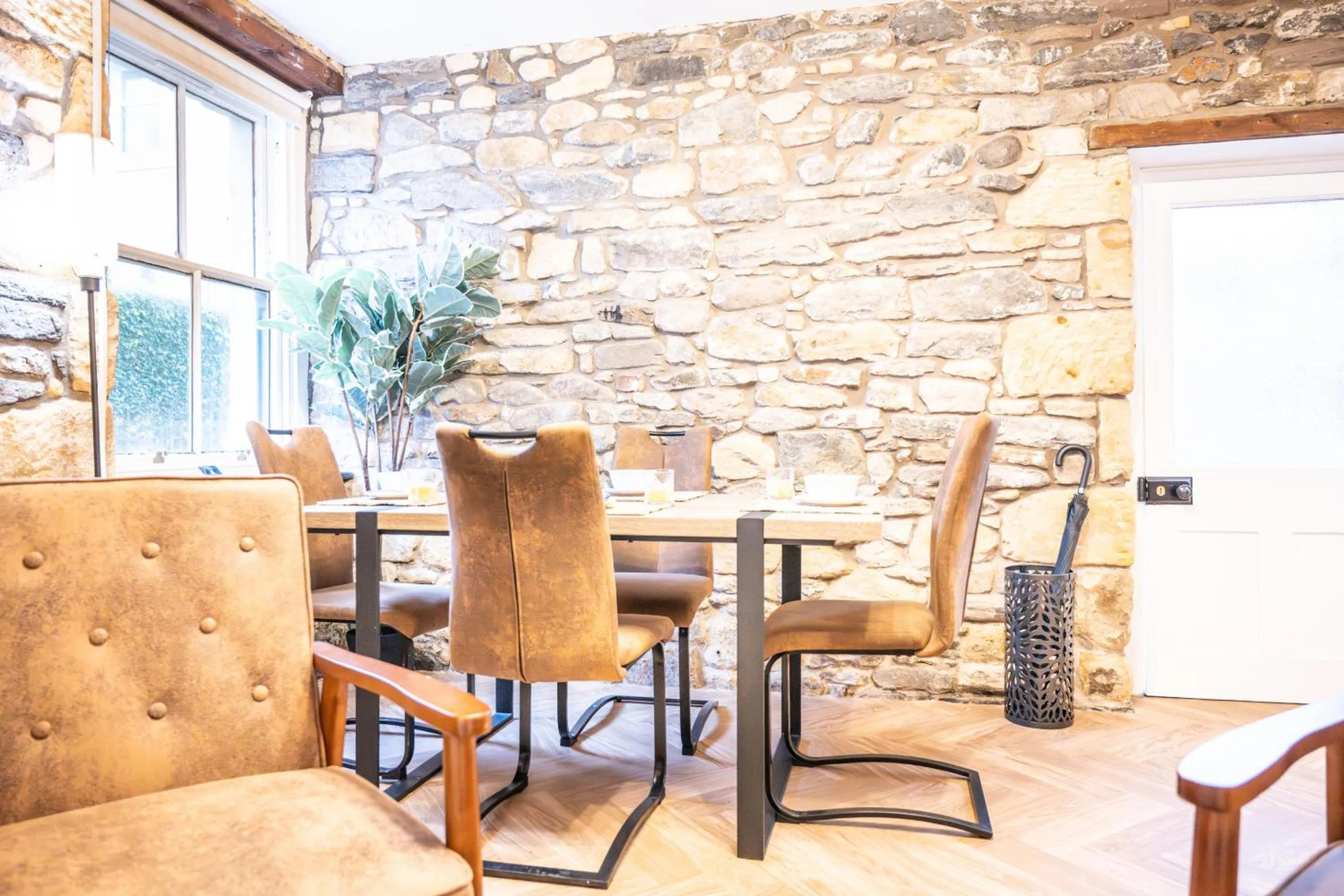 Kitchen or kitchenette in Northern Hideaways St Cuthberts, Seahouses