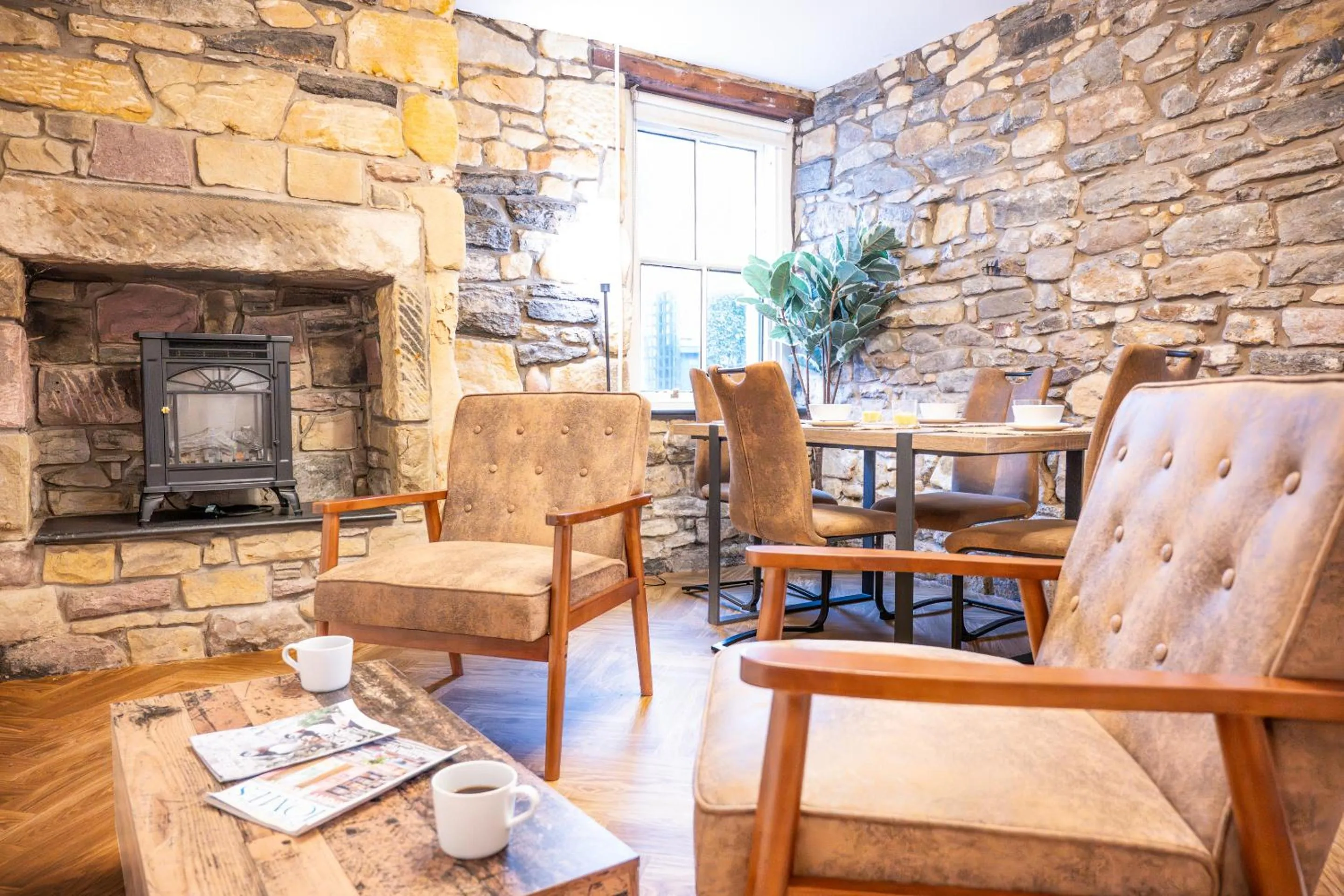 Kitchen or kitchenette in Northern Hideaways St Cuthberts, Seahouses