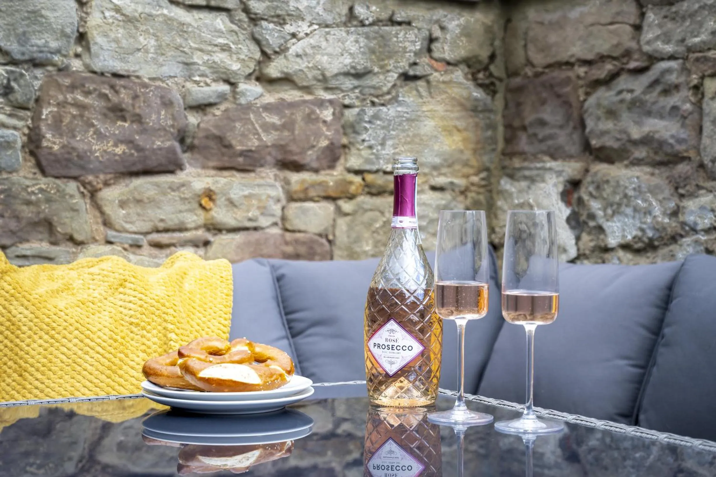 Patio in Northern Hideaways St Cuthberts, Seahouses