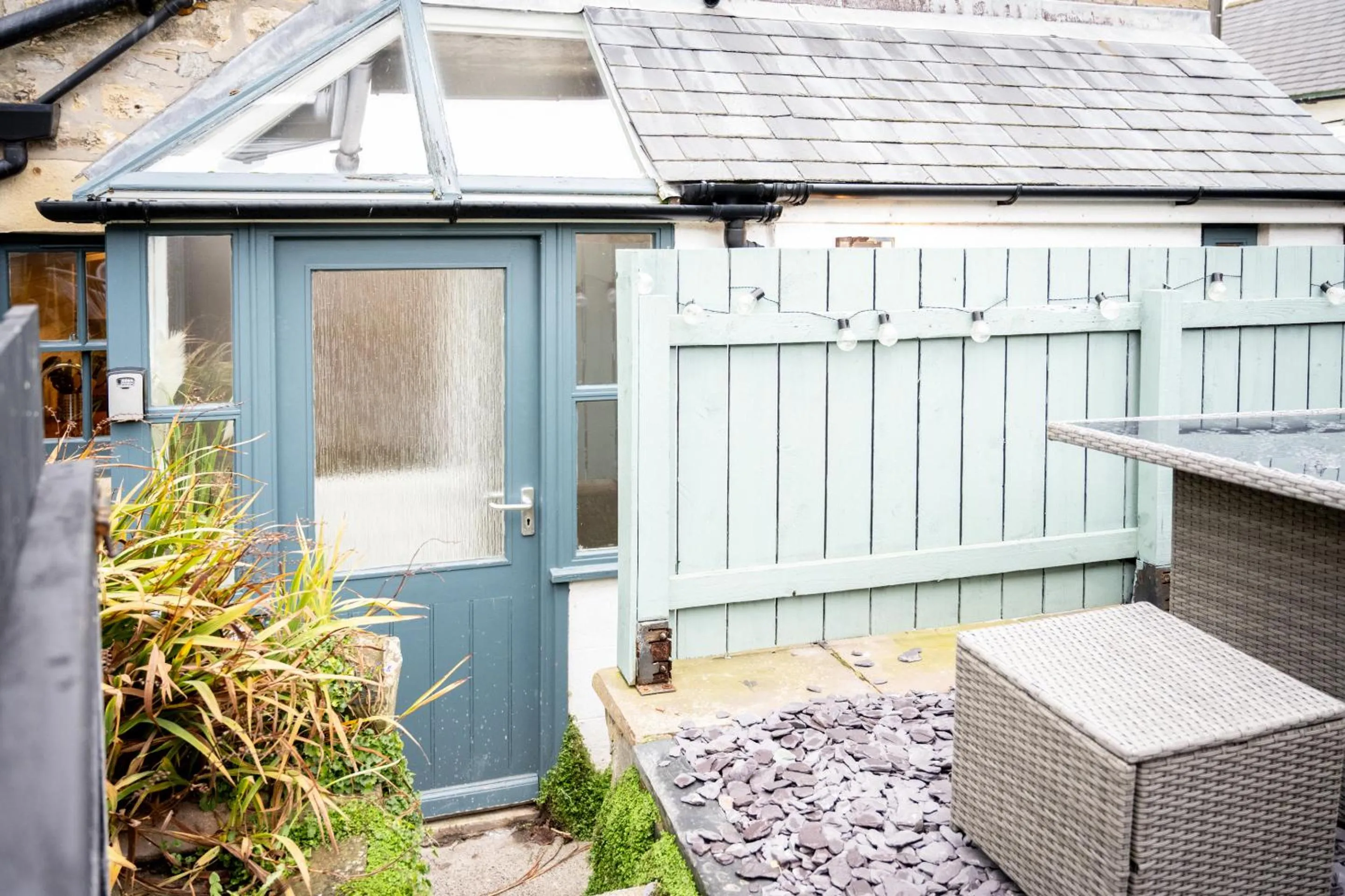 Patio in Northern Hideaways St Cuthberts, Seahouses