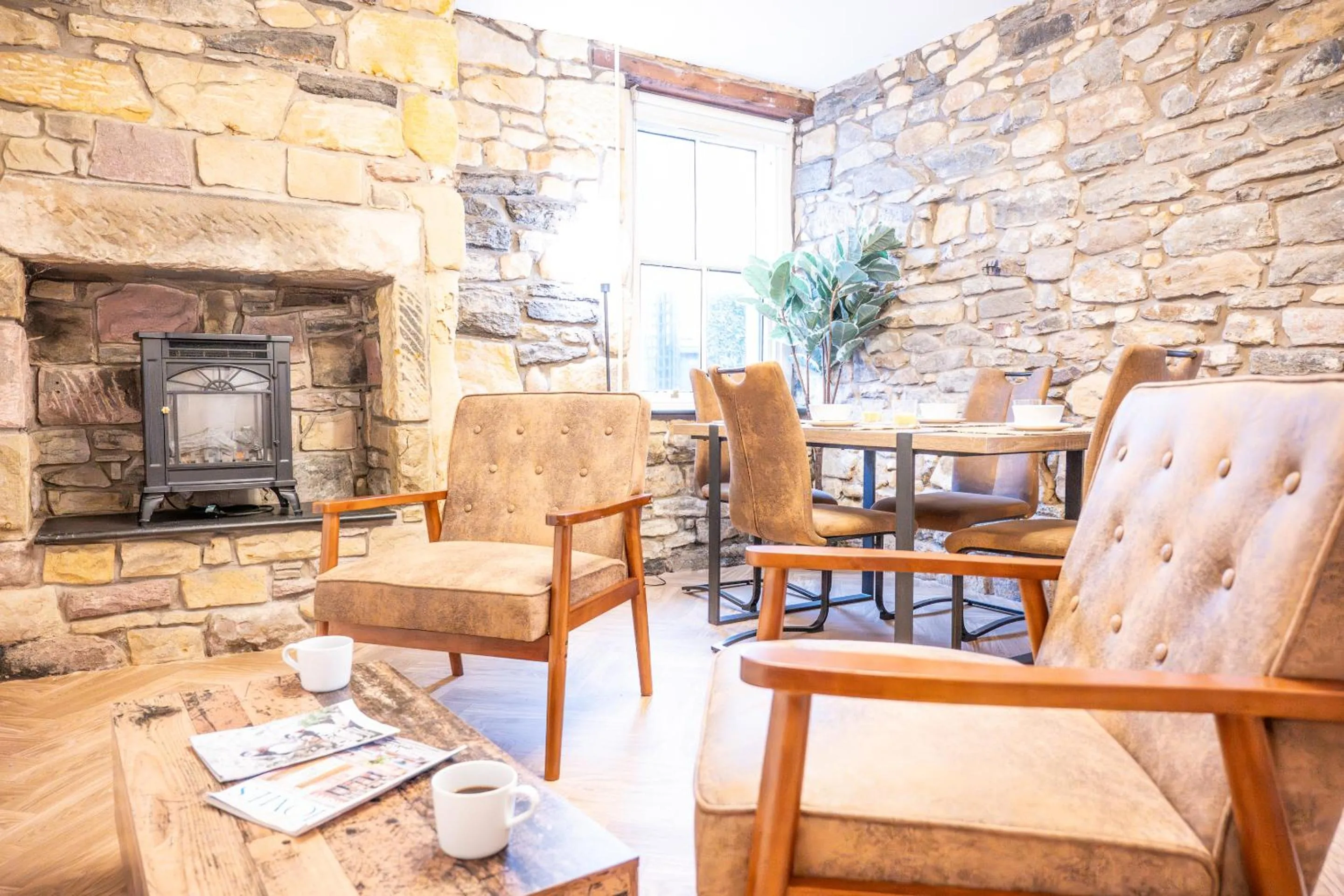 Kitchen or kitchenette in Northern Hideaways St Cuthberts, Seahouses