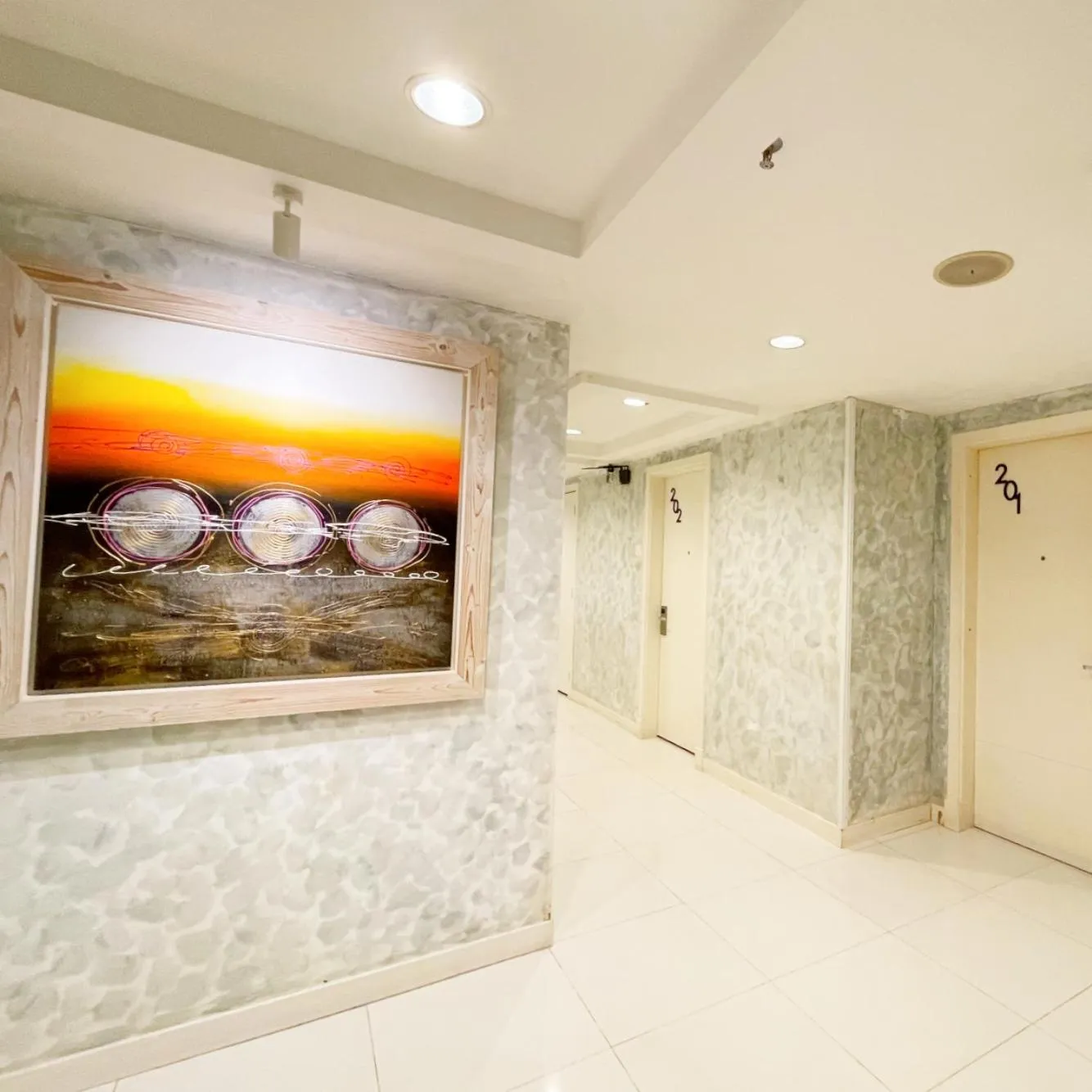 Decorative detail in ESQ Shamelin Hotel