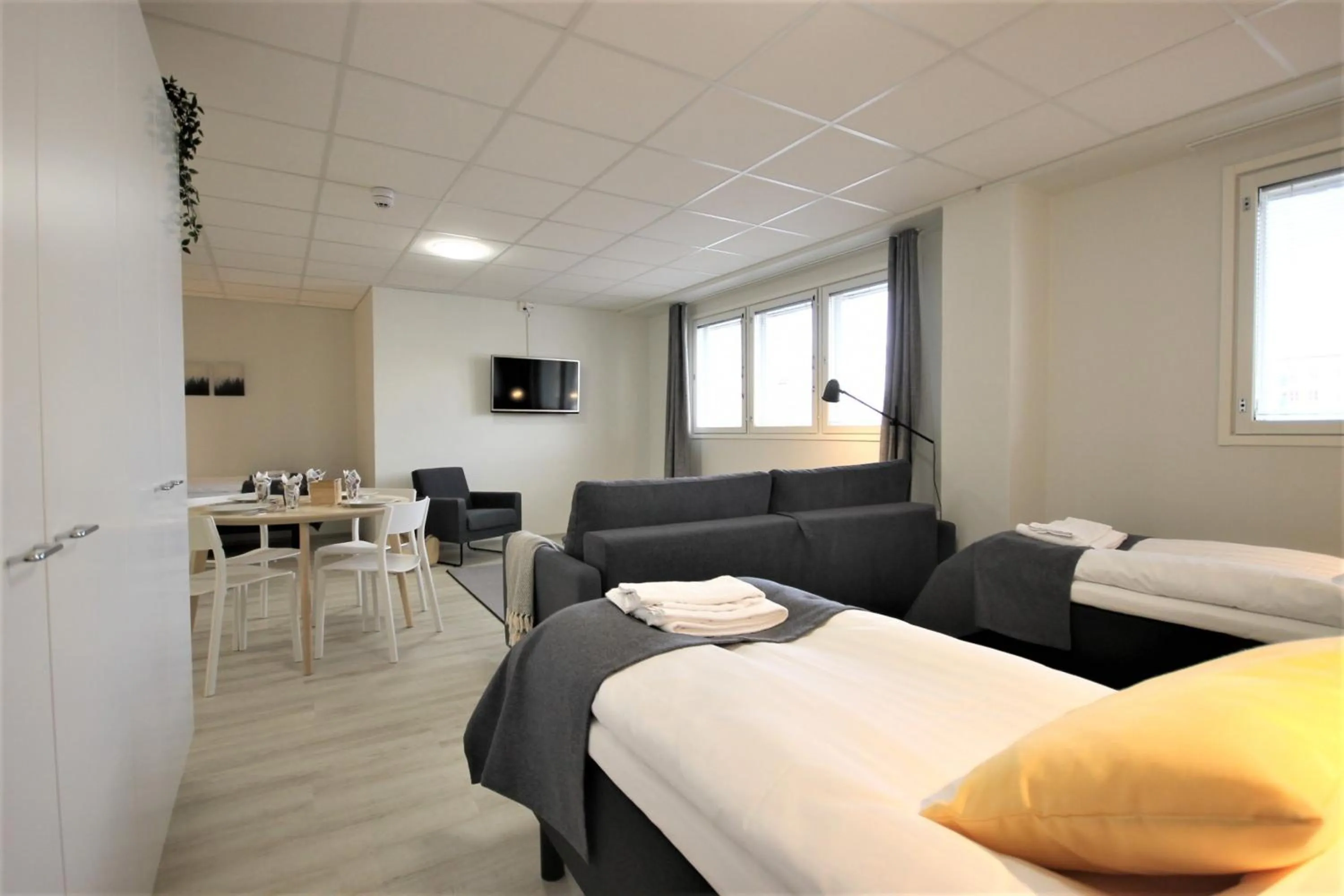 Bedroom in Forenom Aparthotel Kuopio