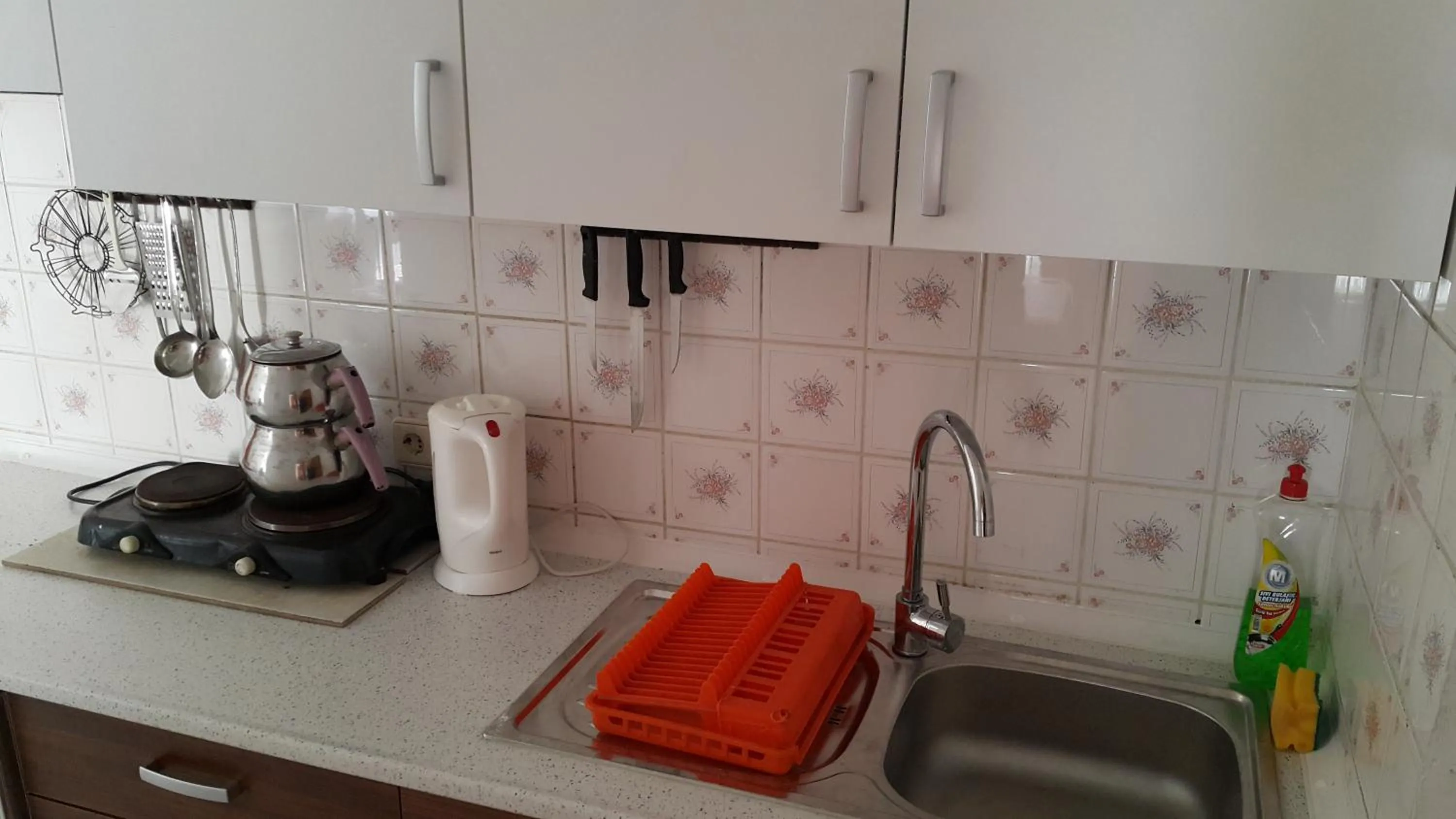 Kitchen or kitchenette in Delphin Hotel Side