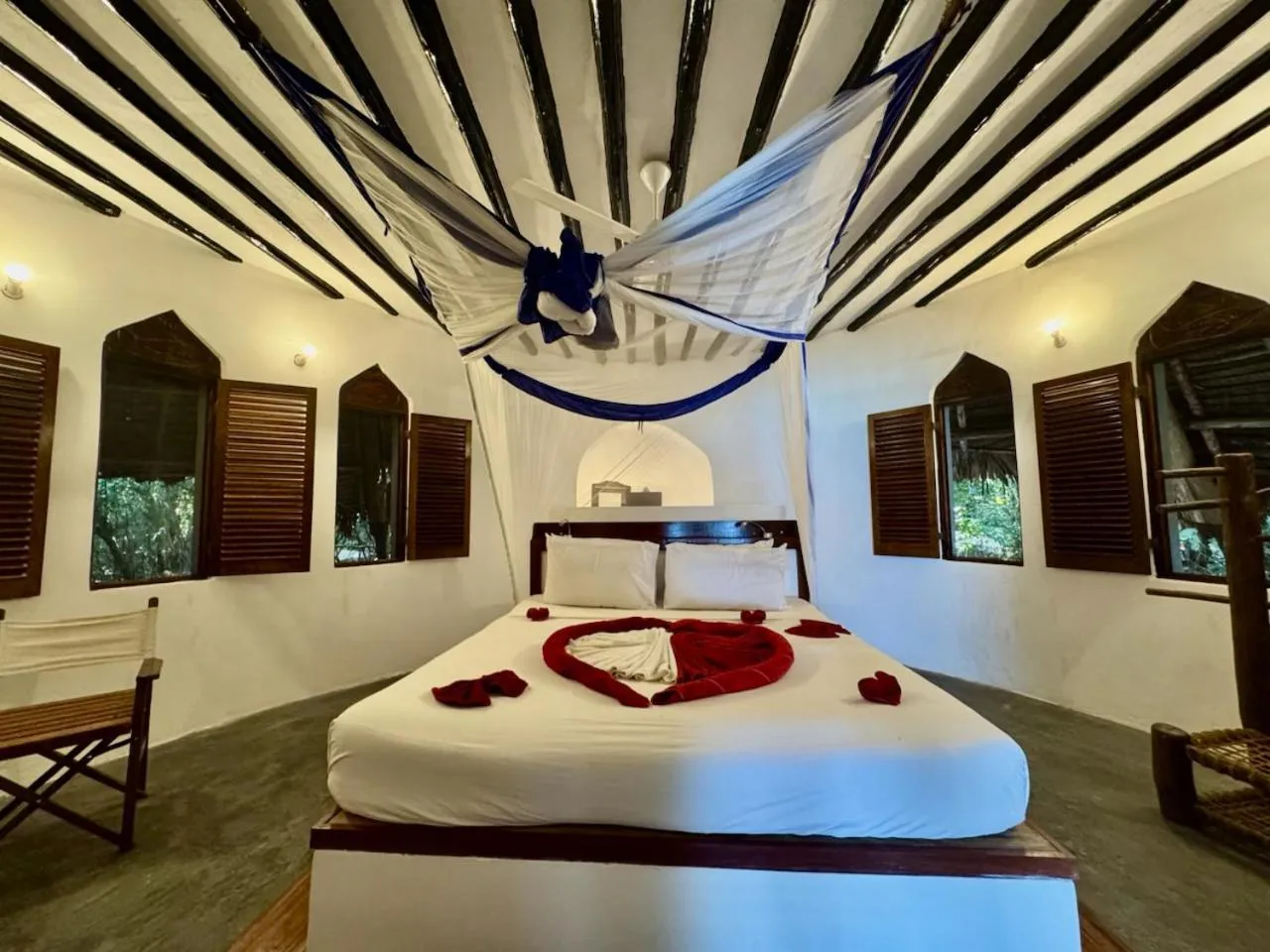 Bedroom, Bed in Unguja Lodge