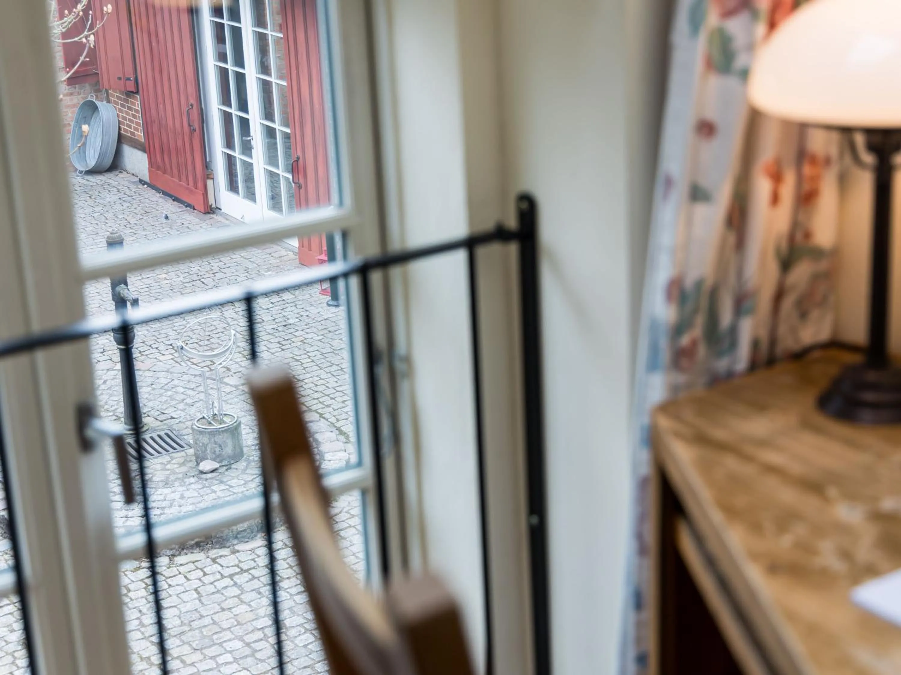 Inner courtyard view in Landhaus Alte Schmiede