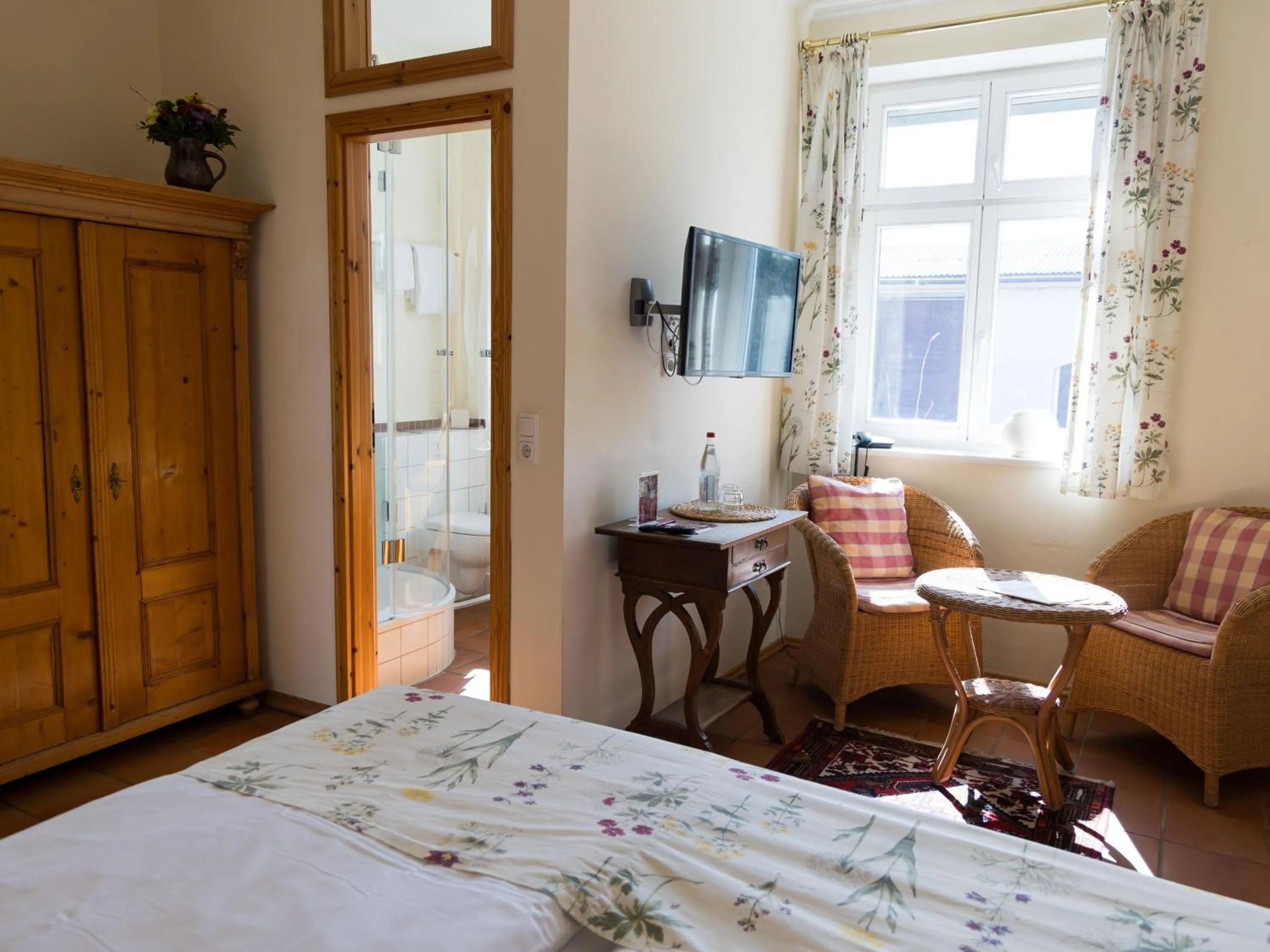 TV and multimedia, Bed in Landhaus Alte Schmiede