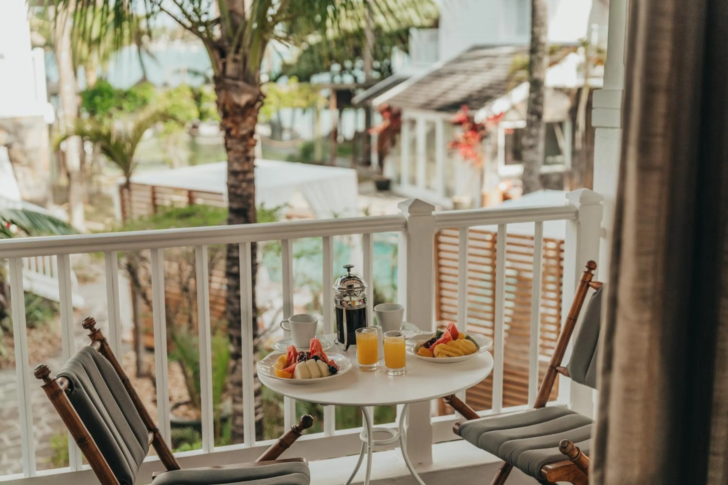 Balcony/Terrace in La Maison 20 Degrés Sud - Relais & Châteaux