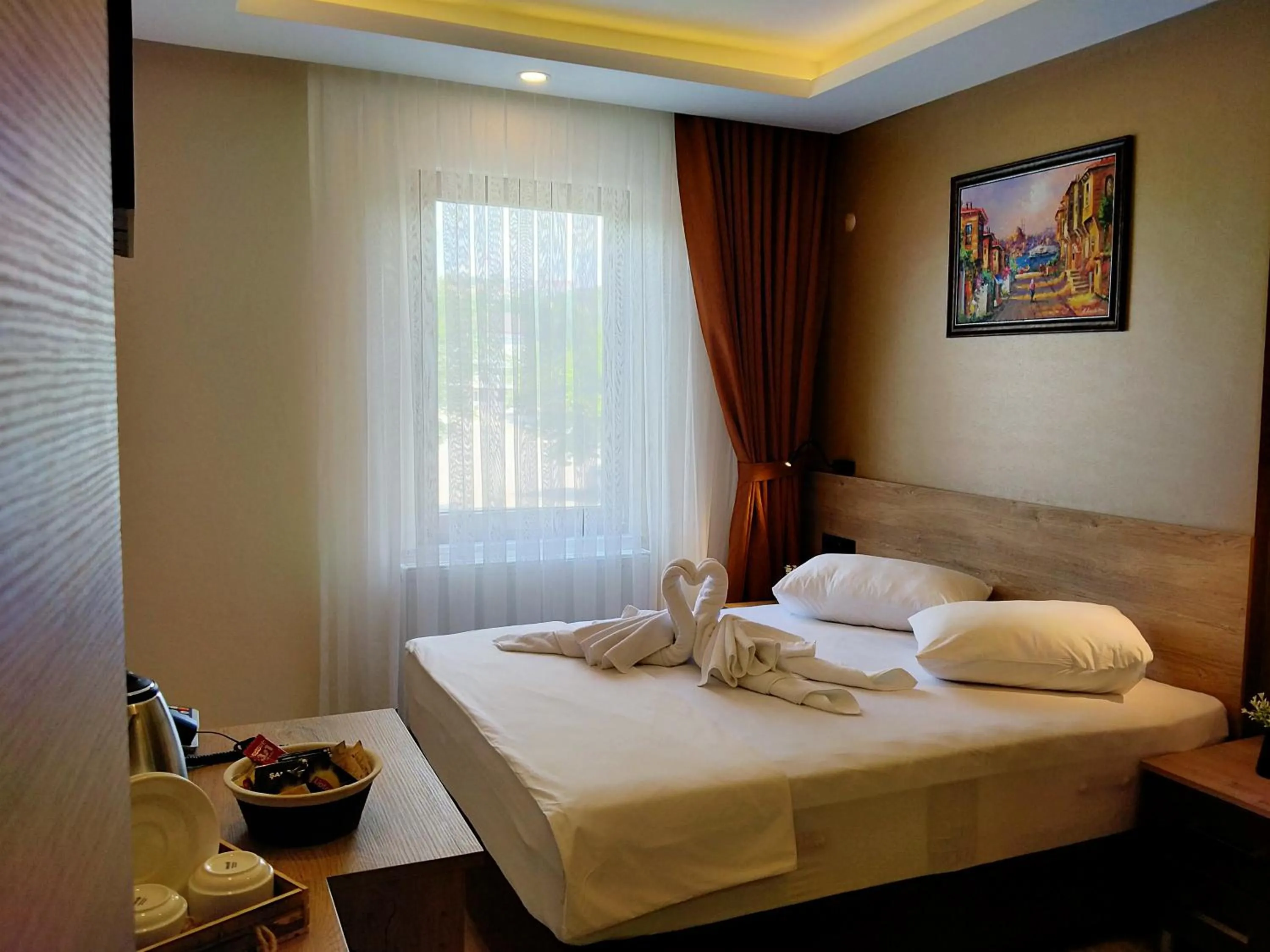 Bed in Palmiye Royale Palace