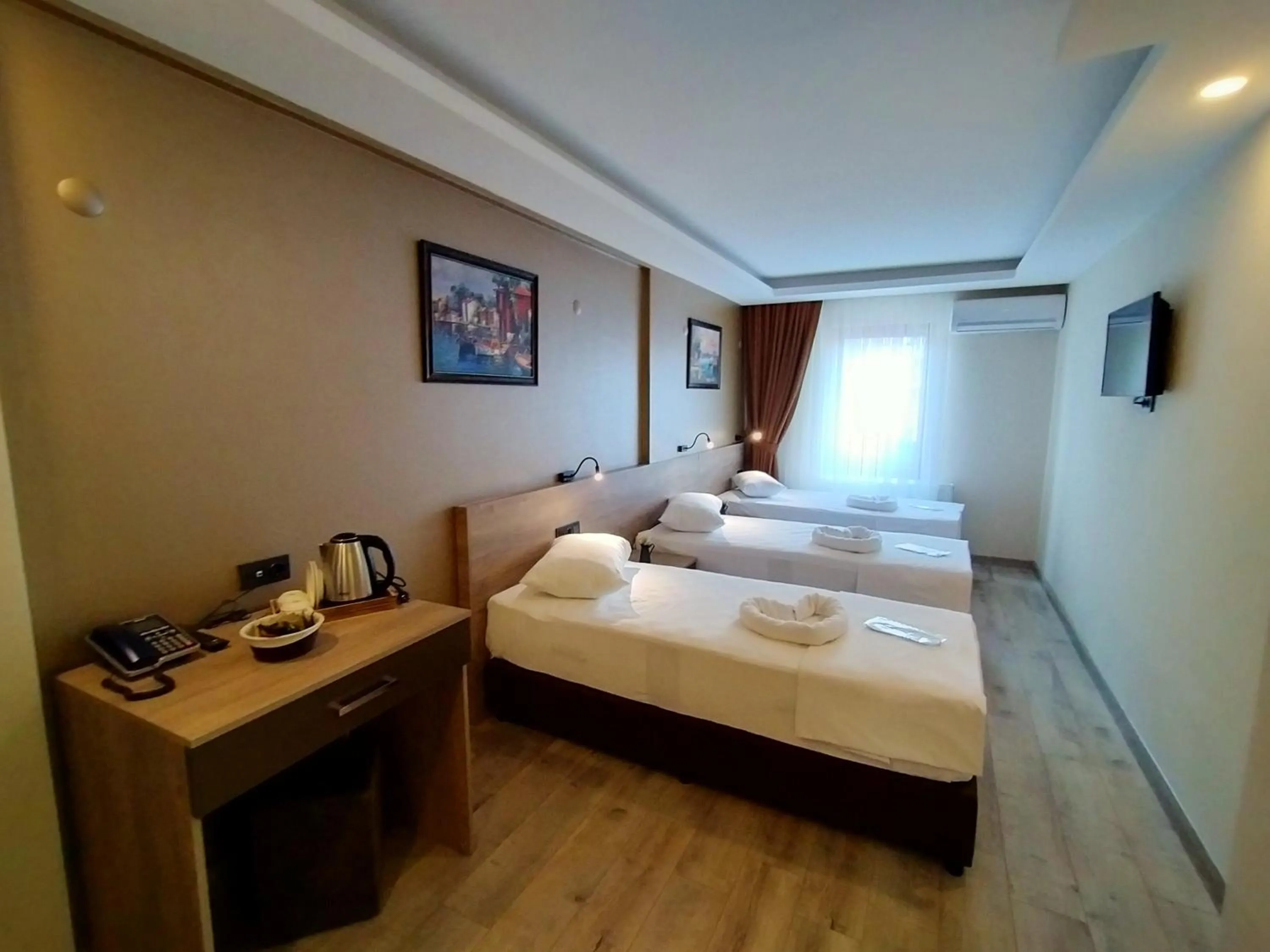 Bed in Palmiye Royale Palace