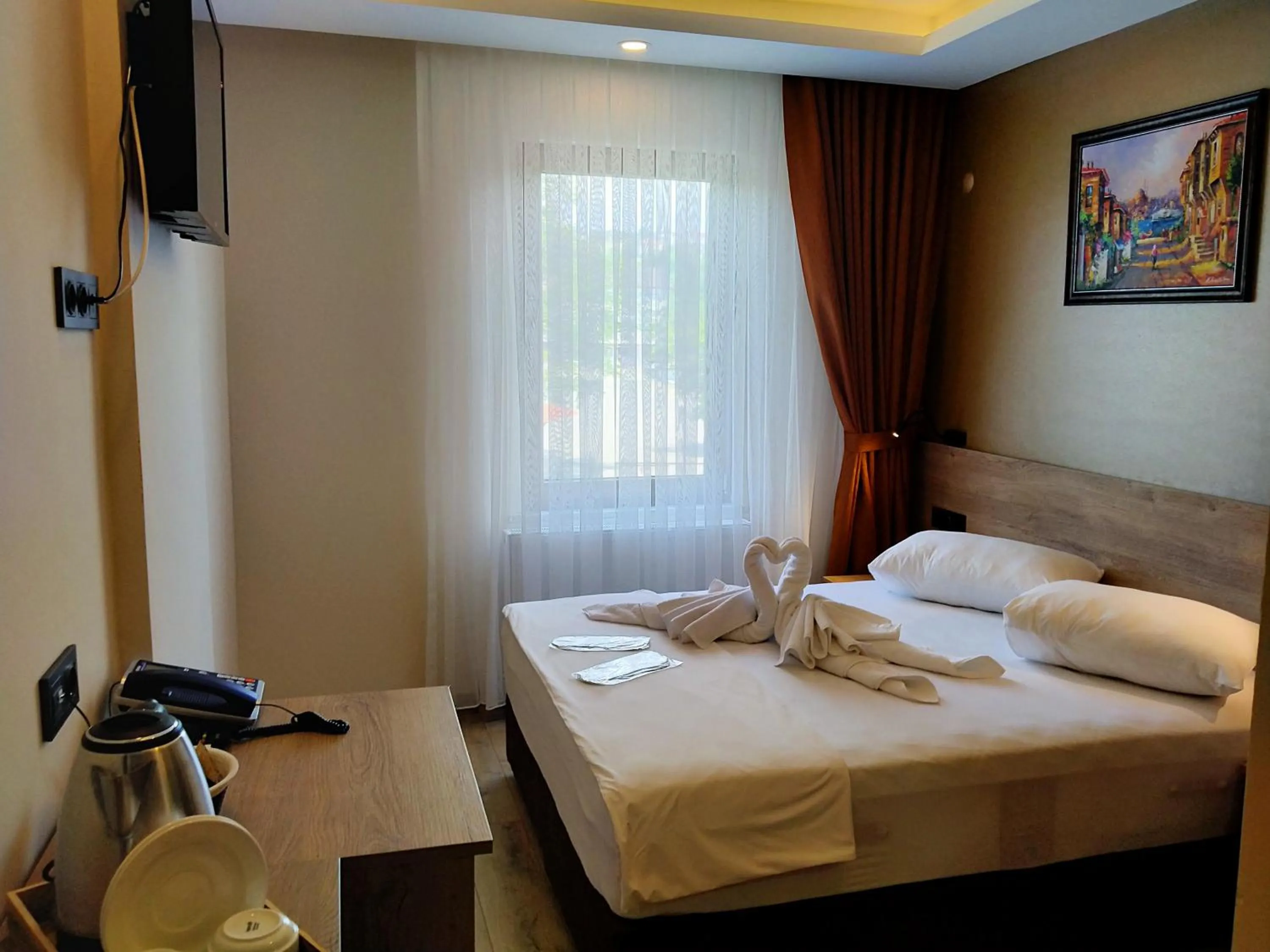 Bed in Palmiye Royale Palace