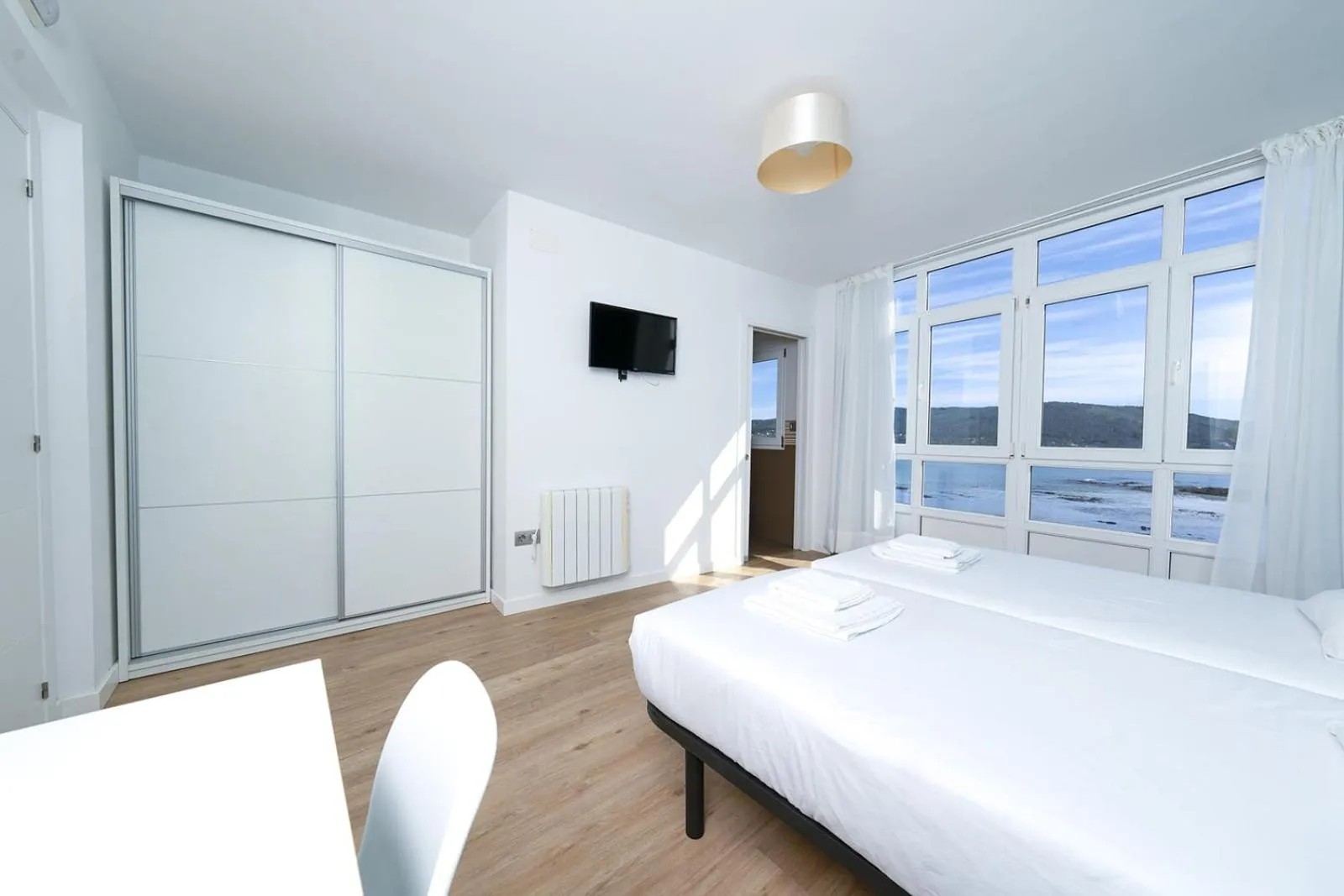 Bed in Hotel Mar de Fisterra