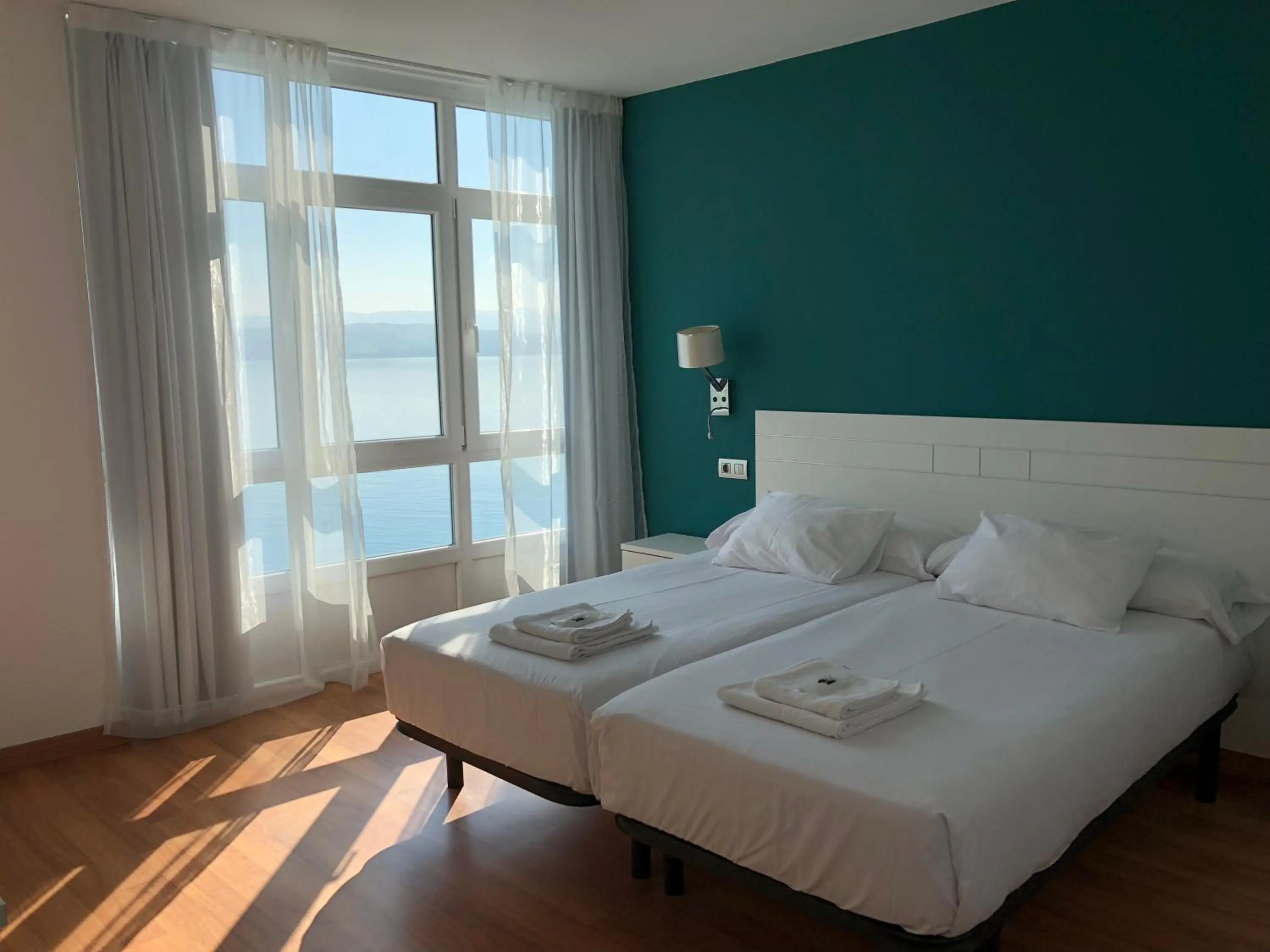 Bed in Hotel Mar de Fisterra