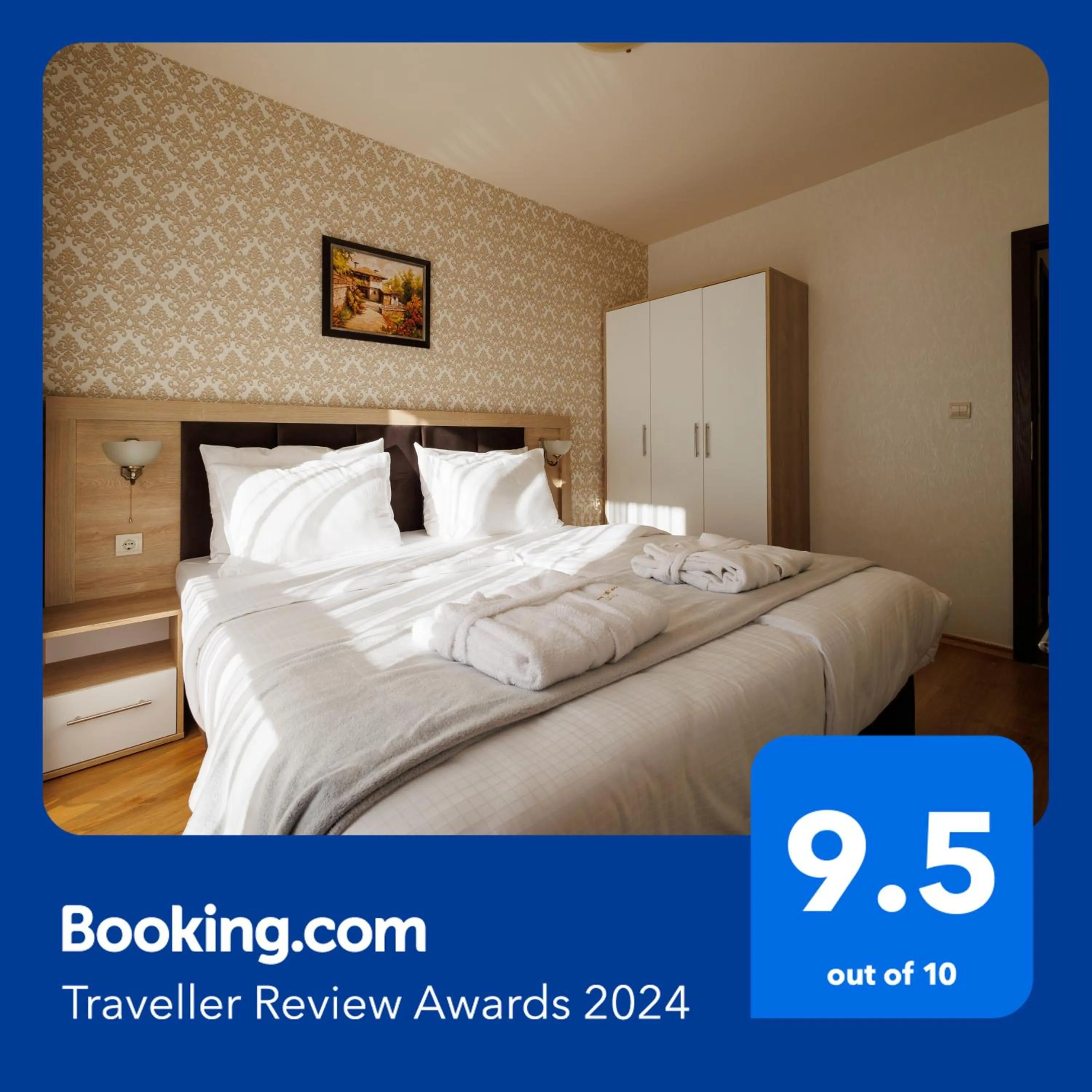 Bed in Smartr Green Wood Hotel & Spa