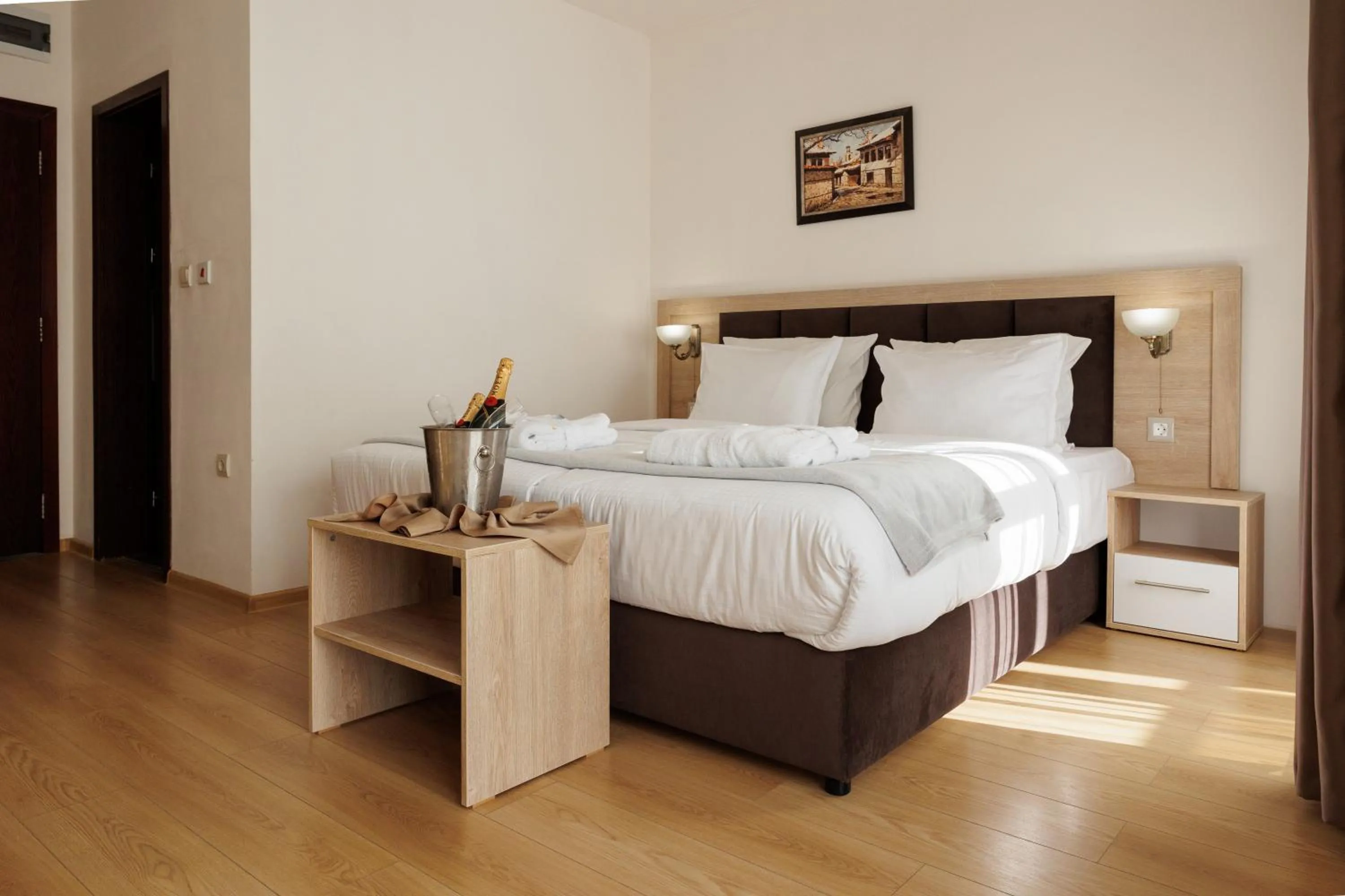 Bed in Smartr Green Wood Hotel & Spa