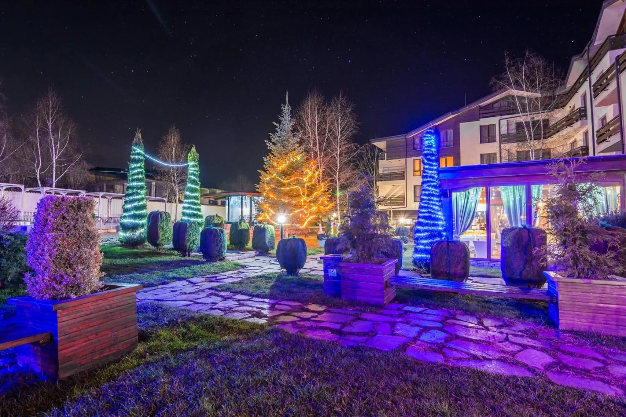 Patio in Smartr Green Wood Hotel & Spa