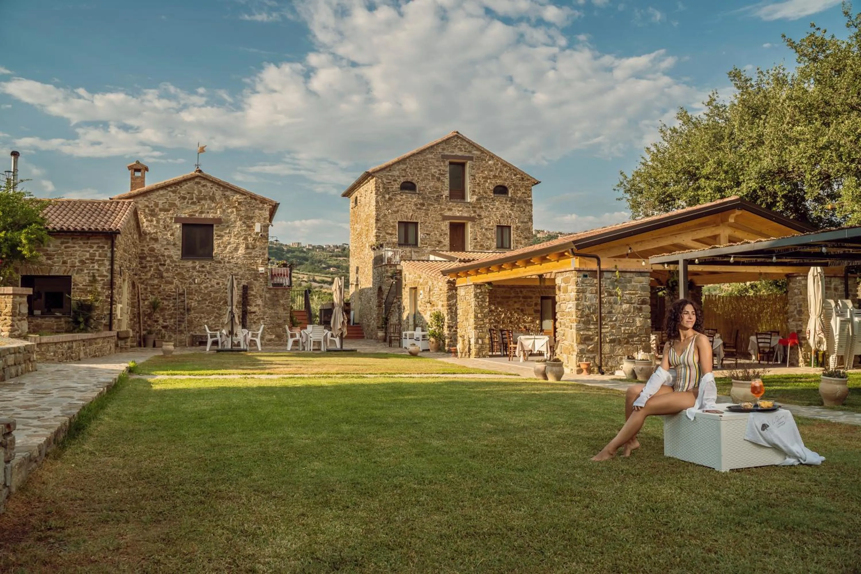 Garden in Le Querce Farmhouse