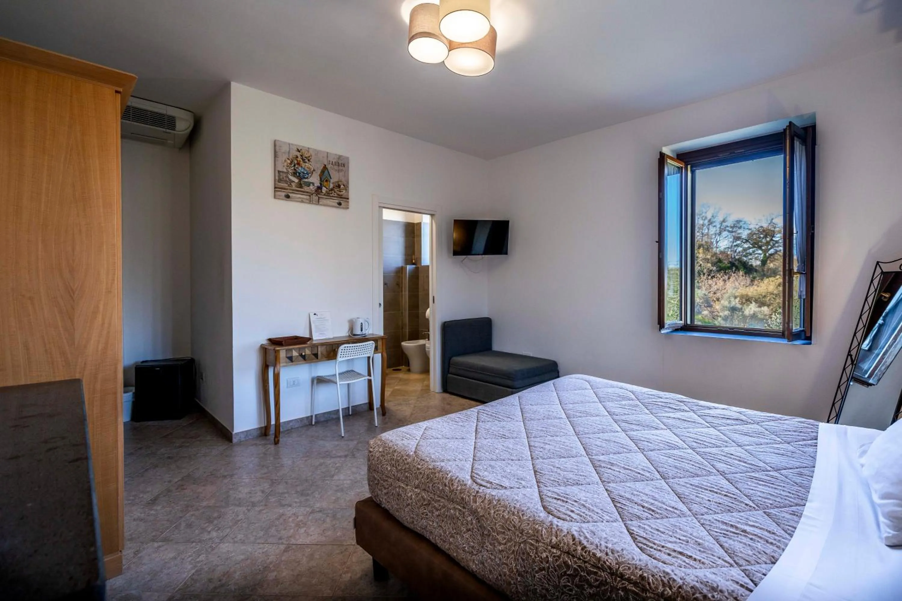 Bedroom, Bed in Le Querce Farmhouse