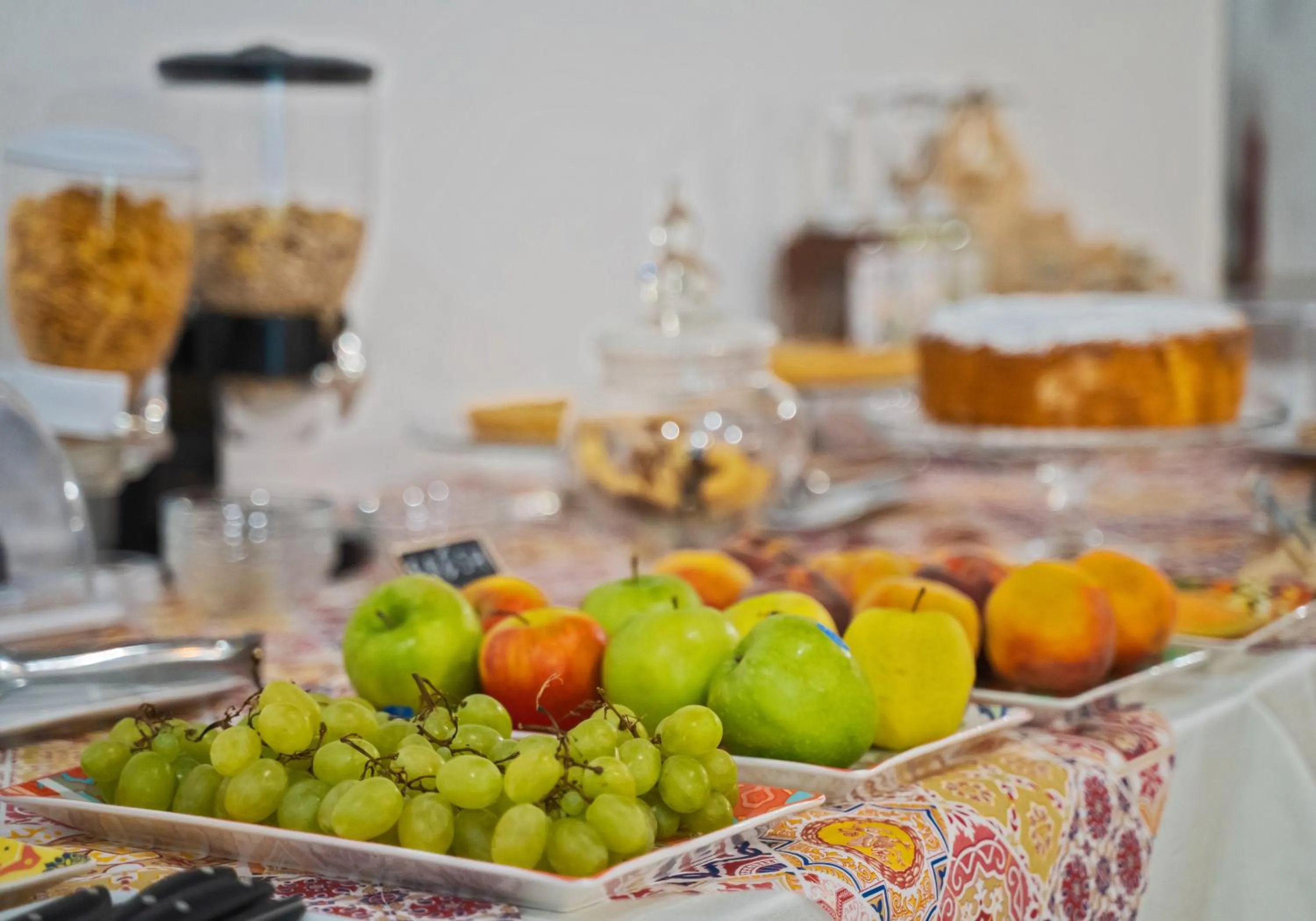 Buffet breakfast in Le Querce Farmhouse