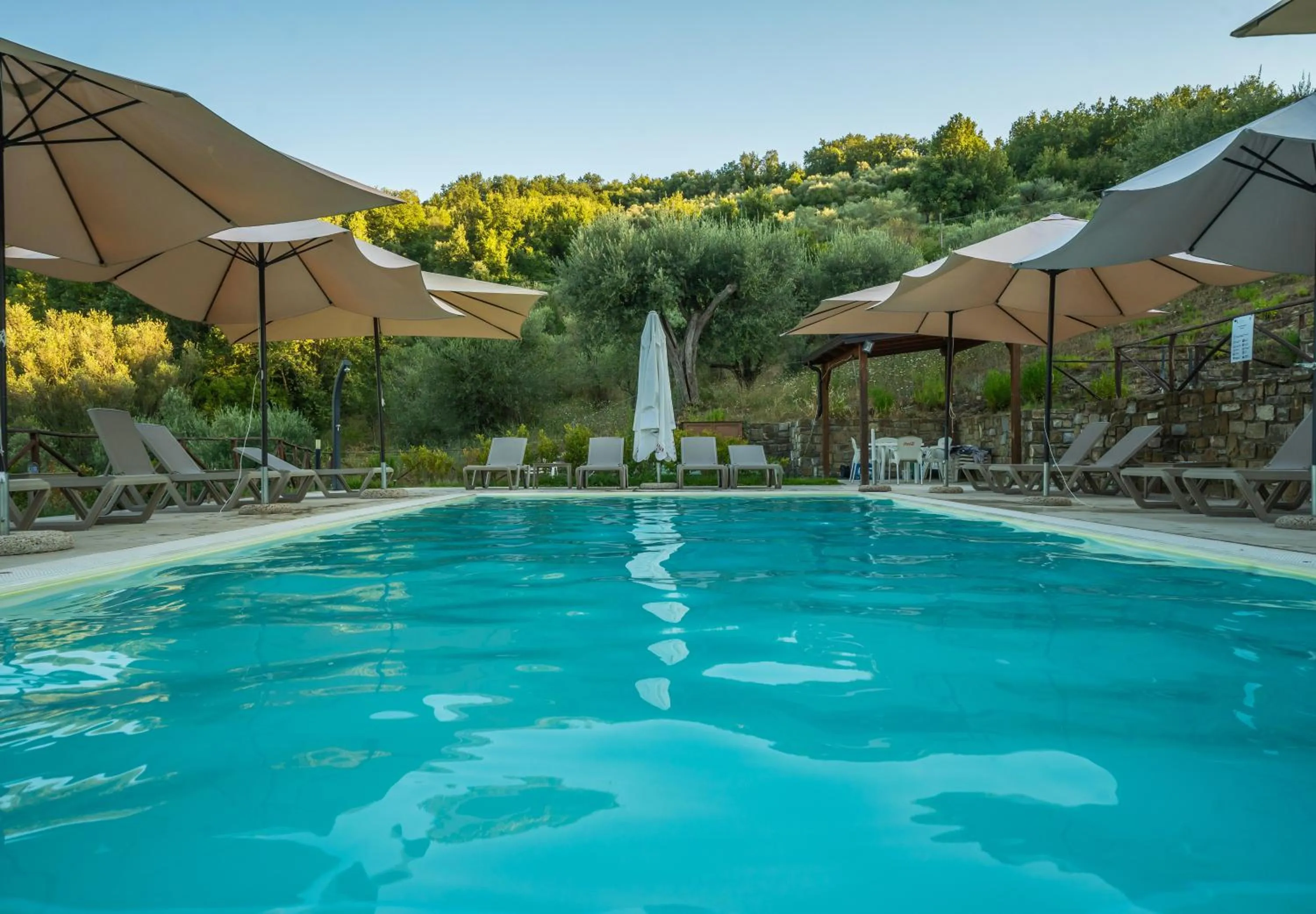 Swimming pool in Le Querce Farmhouse