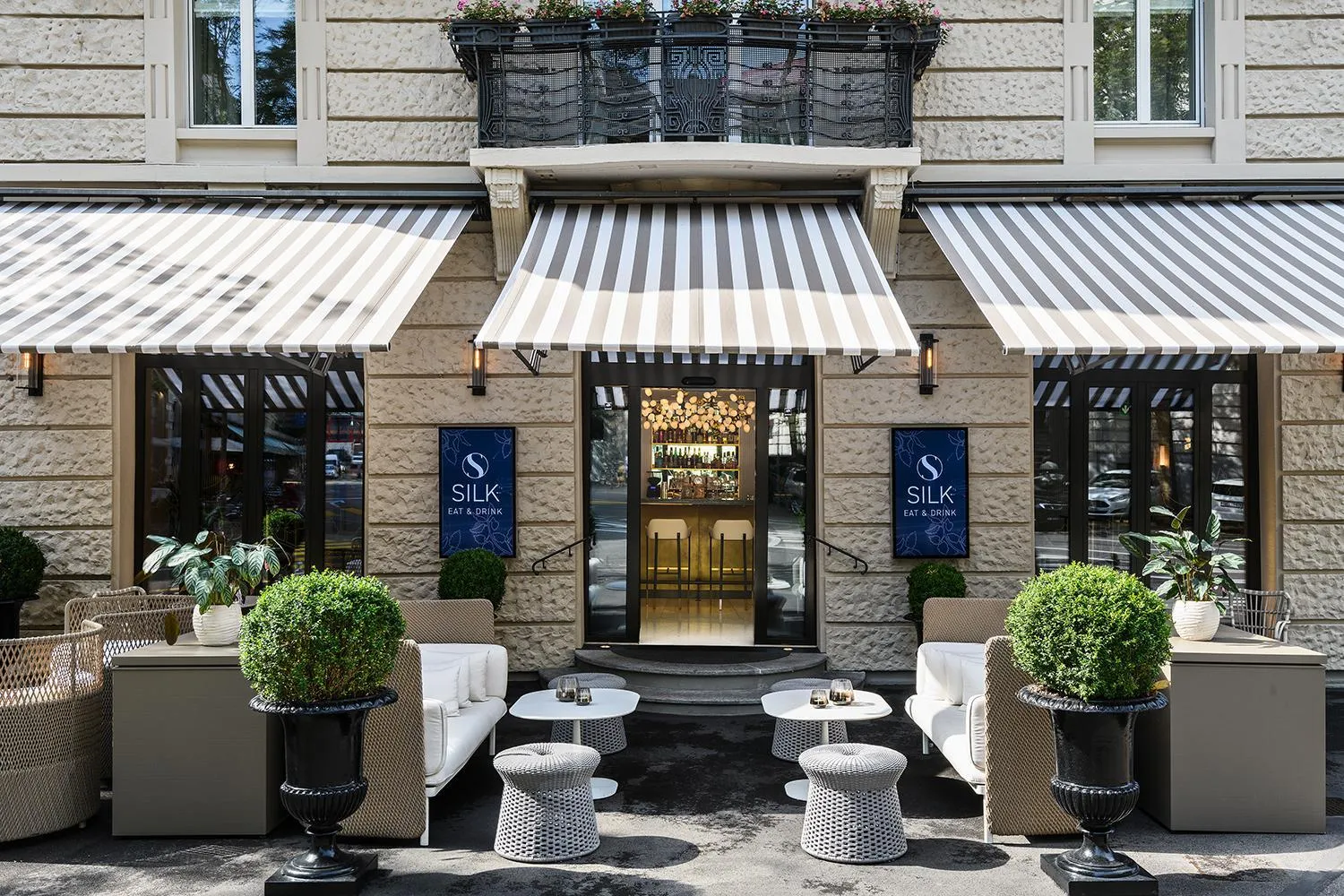 Facade/entrance in Small Luxury Hotel Ambassador Zurich