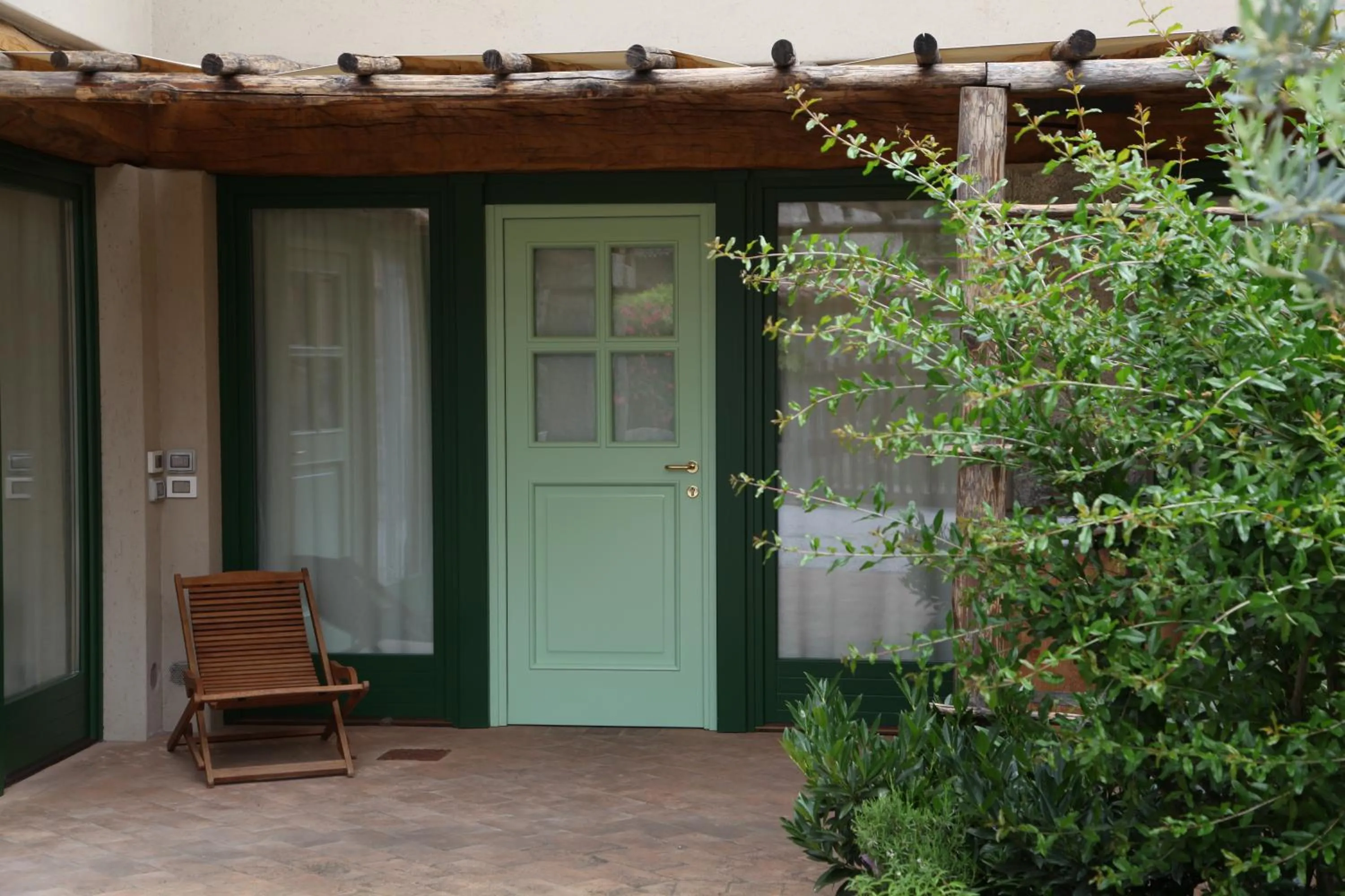 Garden view in A Casa Di Mìnola