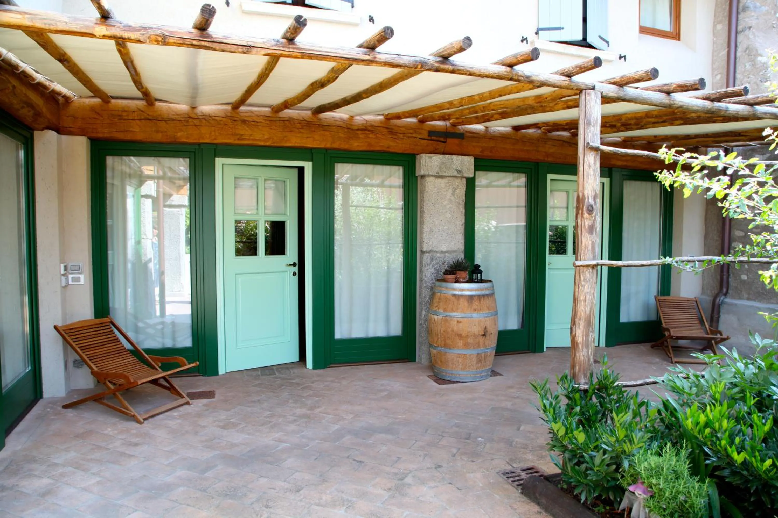 Garden view in A Casa Di Mìnola