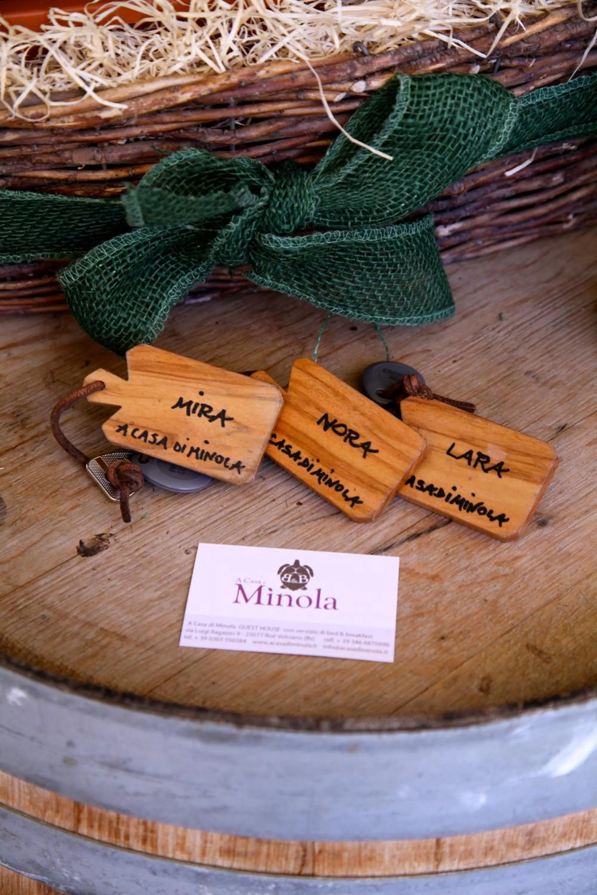 Decorative detail in A Casa Di Mìnola