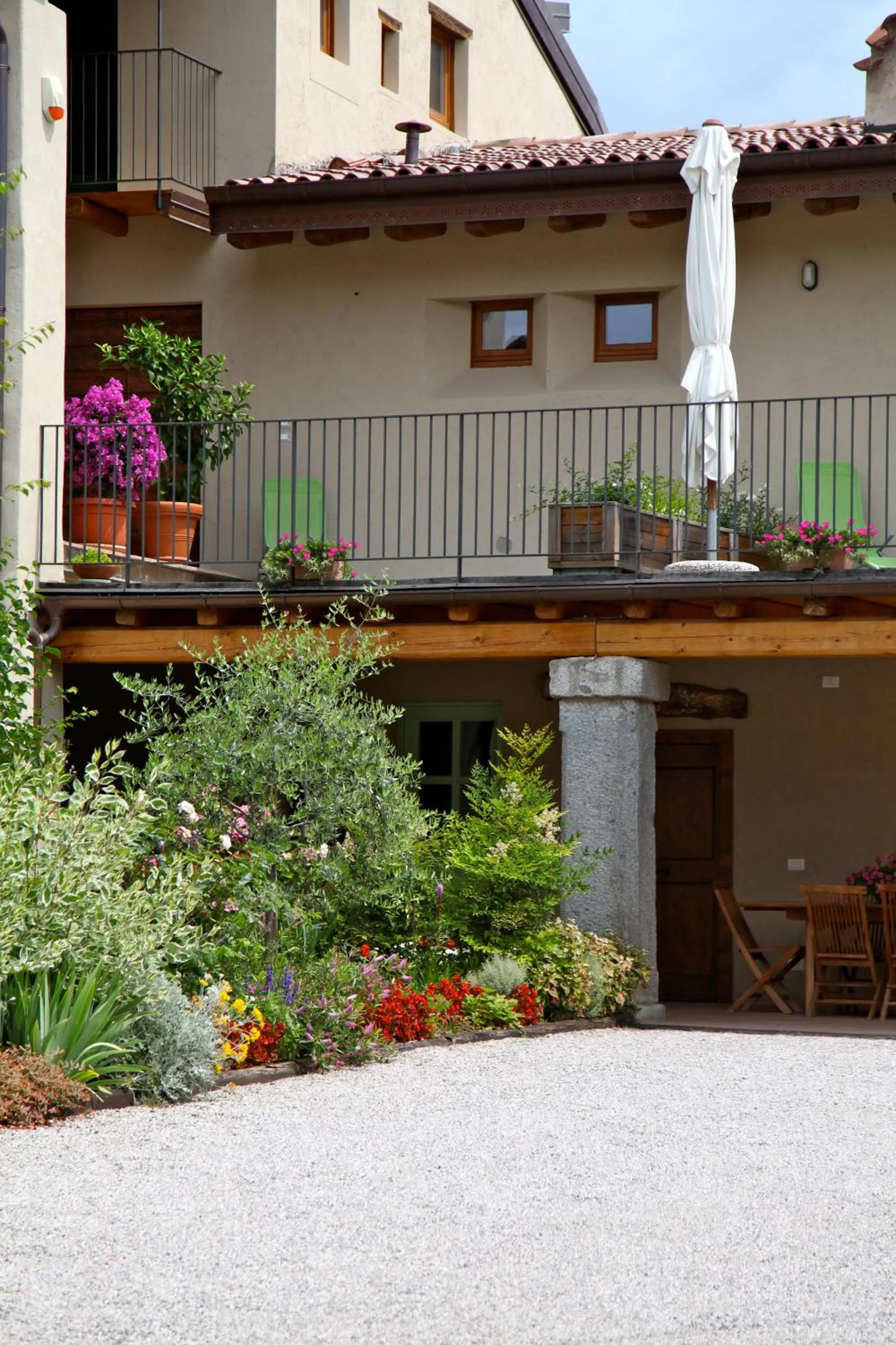 Garden view in A Casa Di Mìnola