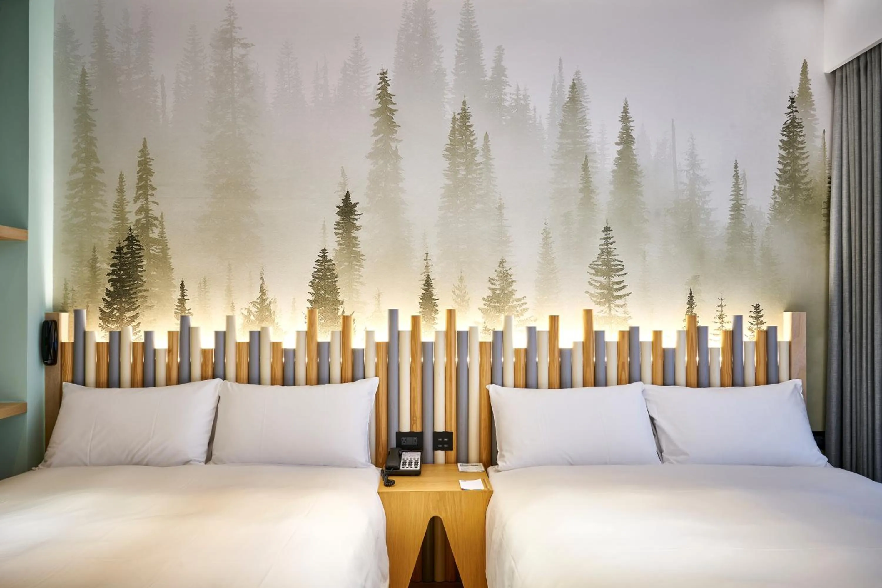 Bed in The Brick Hotel