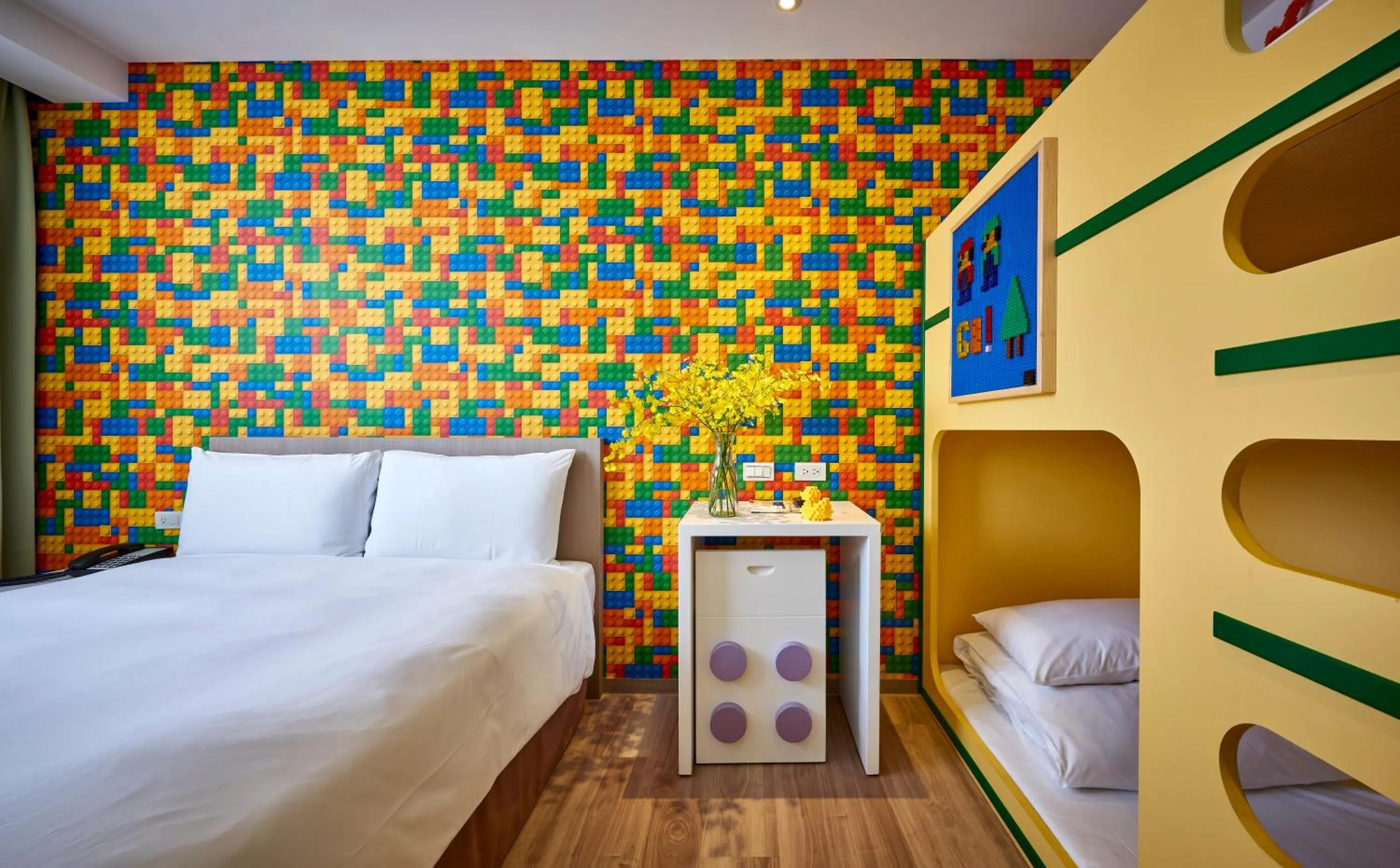 Bed in The Brick Hotel