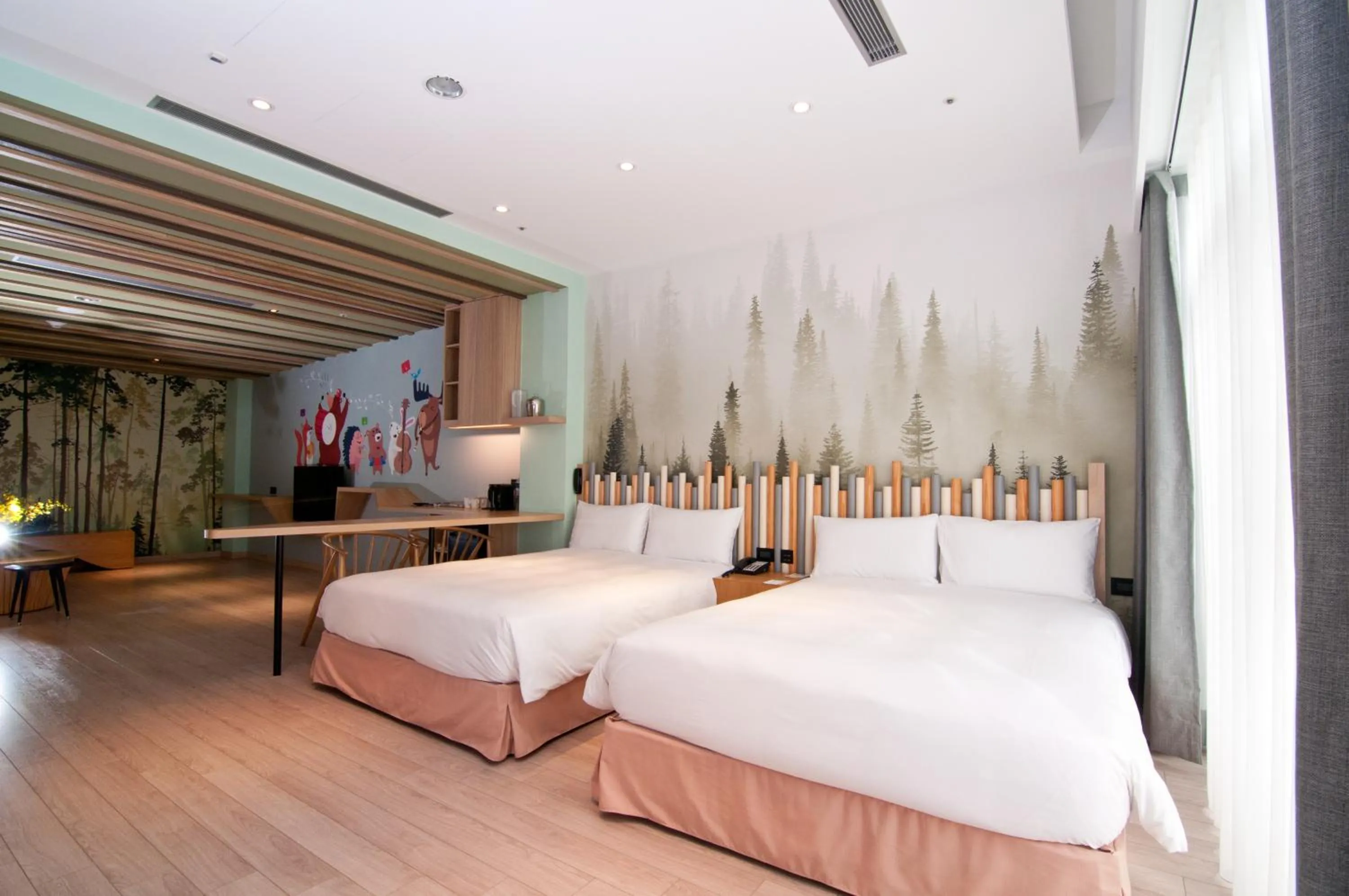 Bed in The Brick Hotel