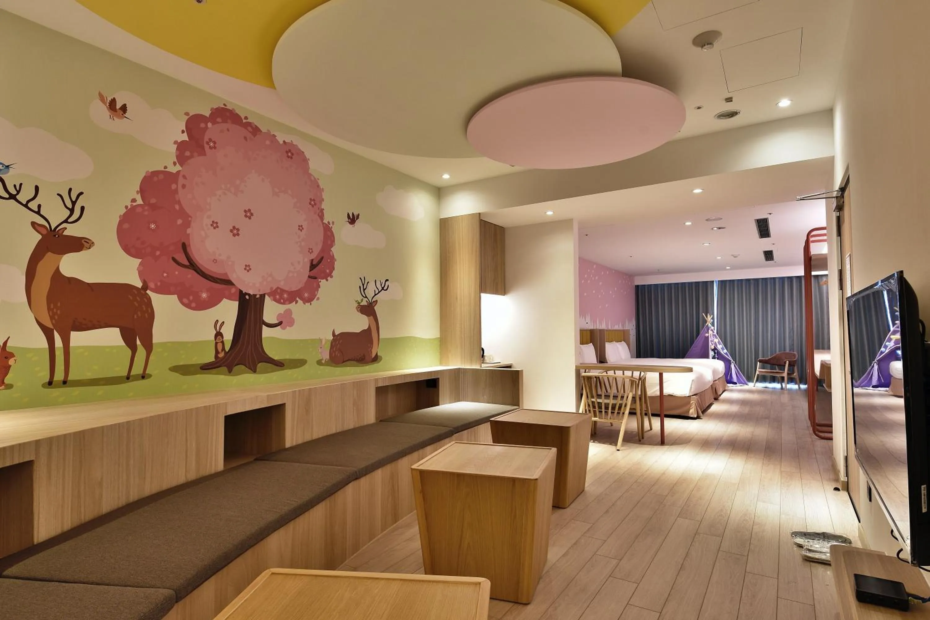 Living room in The Brick Hotel