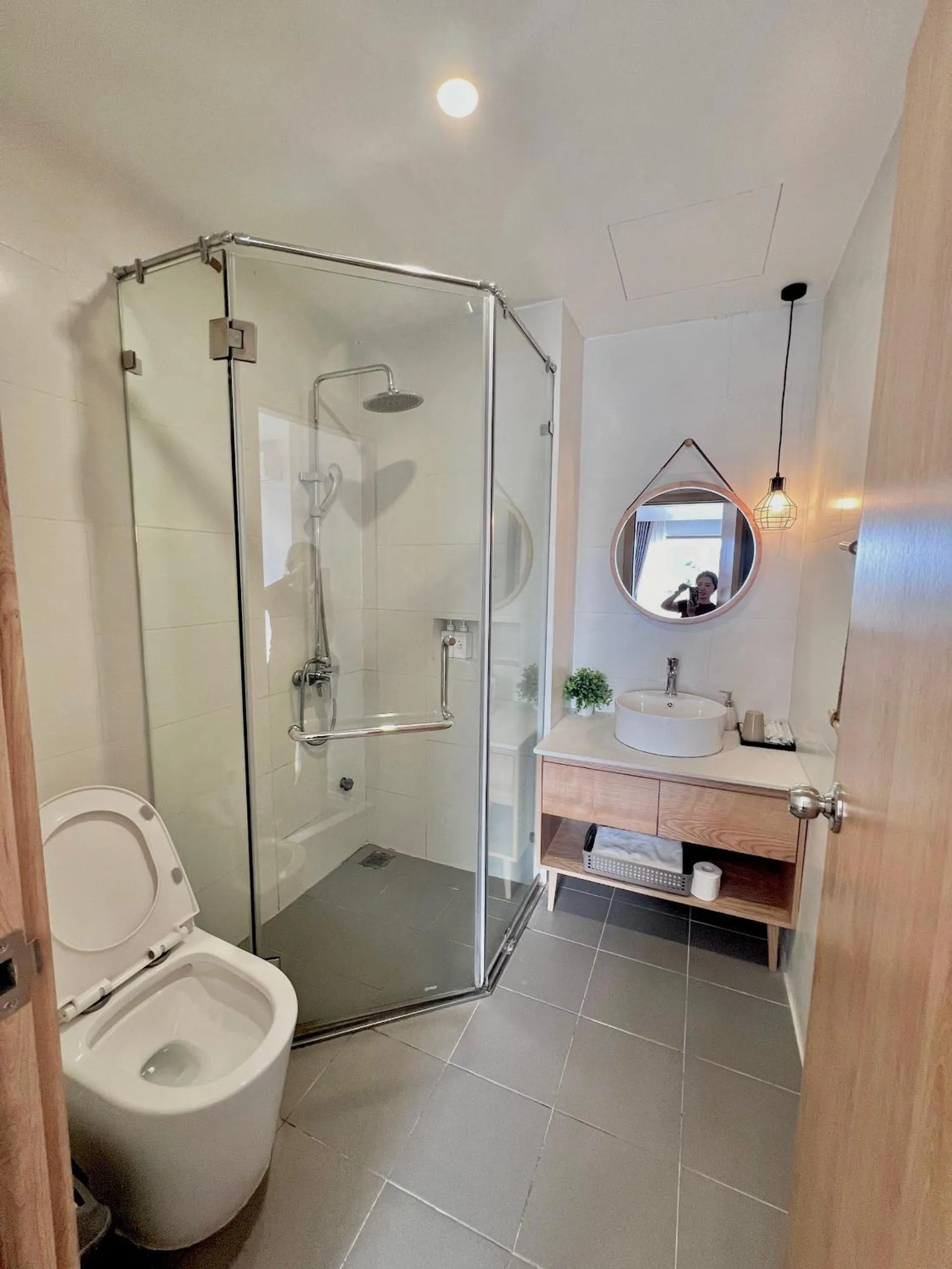 Toilet in Rustic house