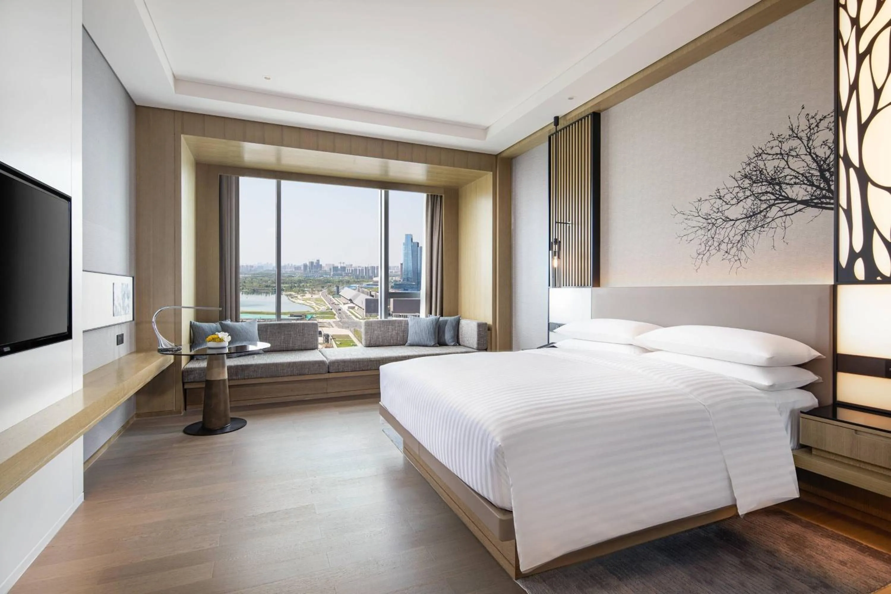 Photo of the whole room, Bed in Courtyard by Marriott Chengdu South