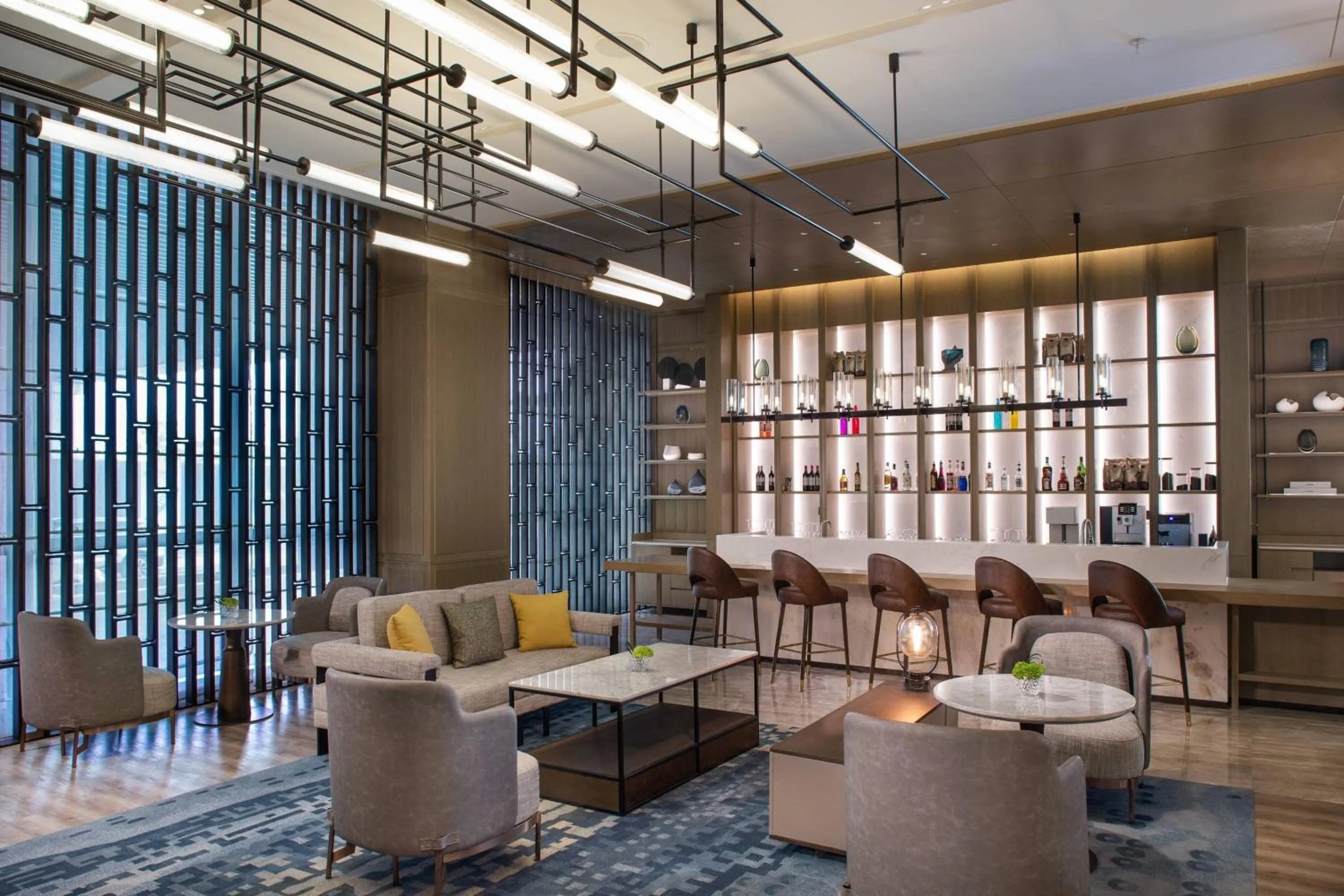 Lounge or bar in Courtyard by Marriott Chengdu South
