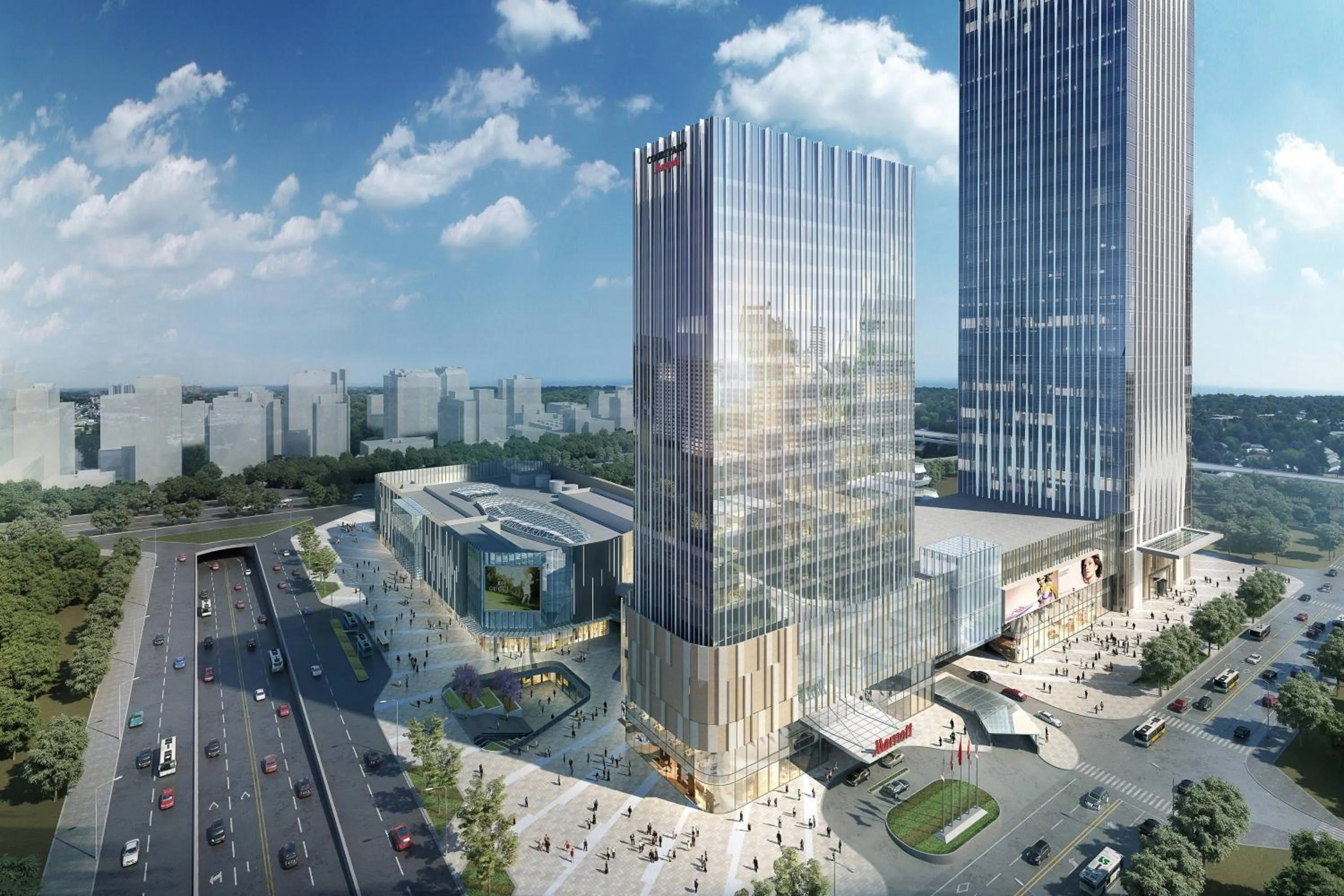 Property building in Courtyard by Marriott Chengdu South